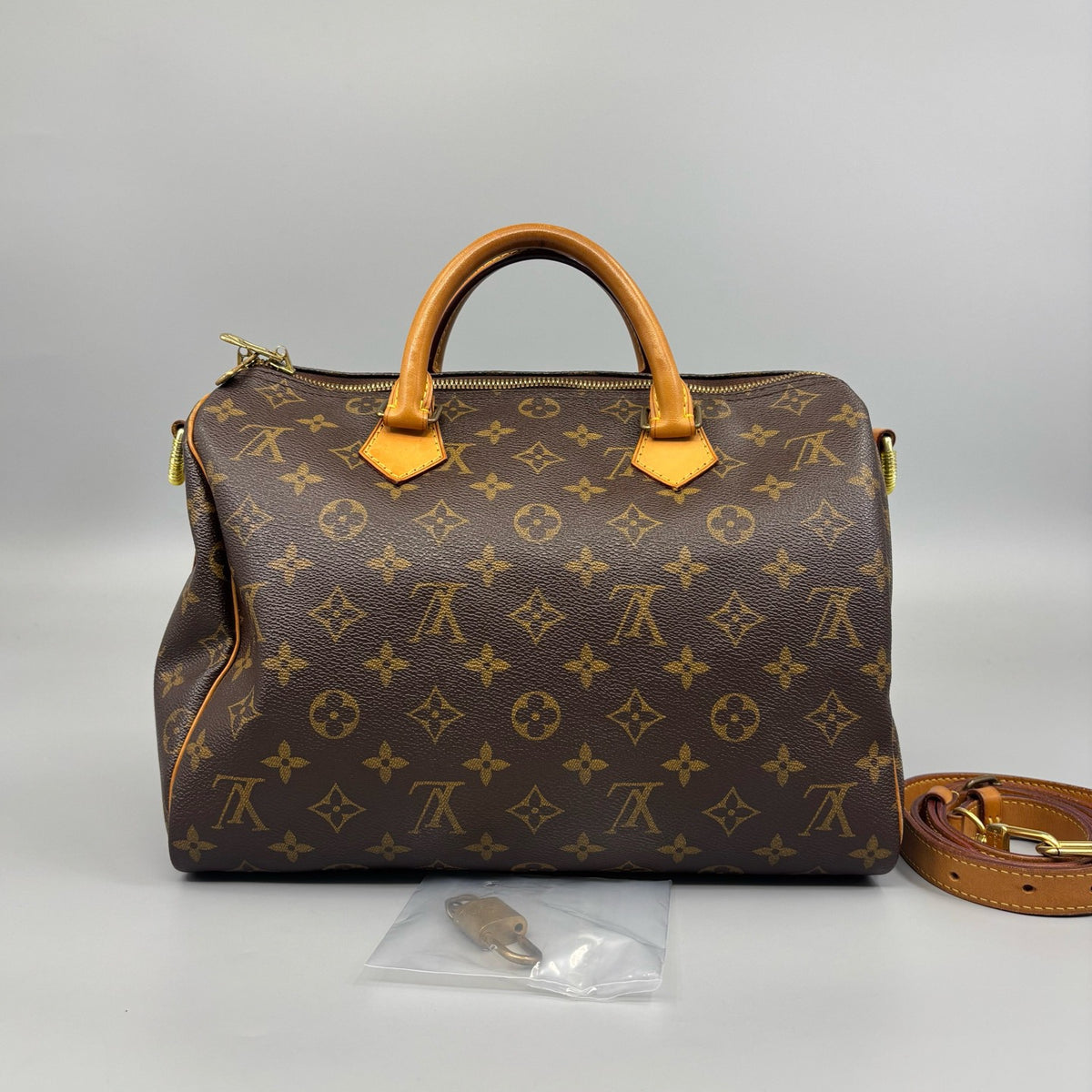 Louis Vuitton - Speedy 30 - Leather - Brown - (30)