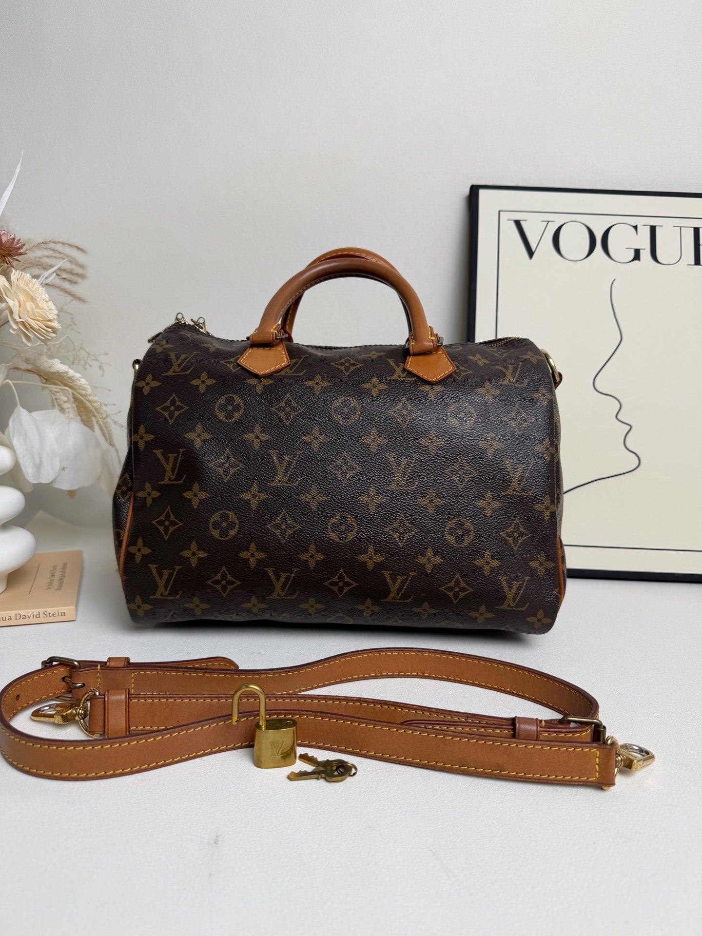 Louis Vuitton - Speedy 30 - Leather - Brown - (Medium)