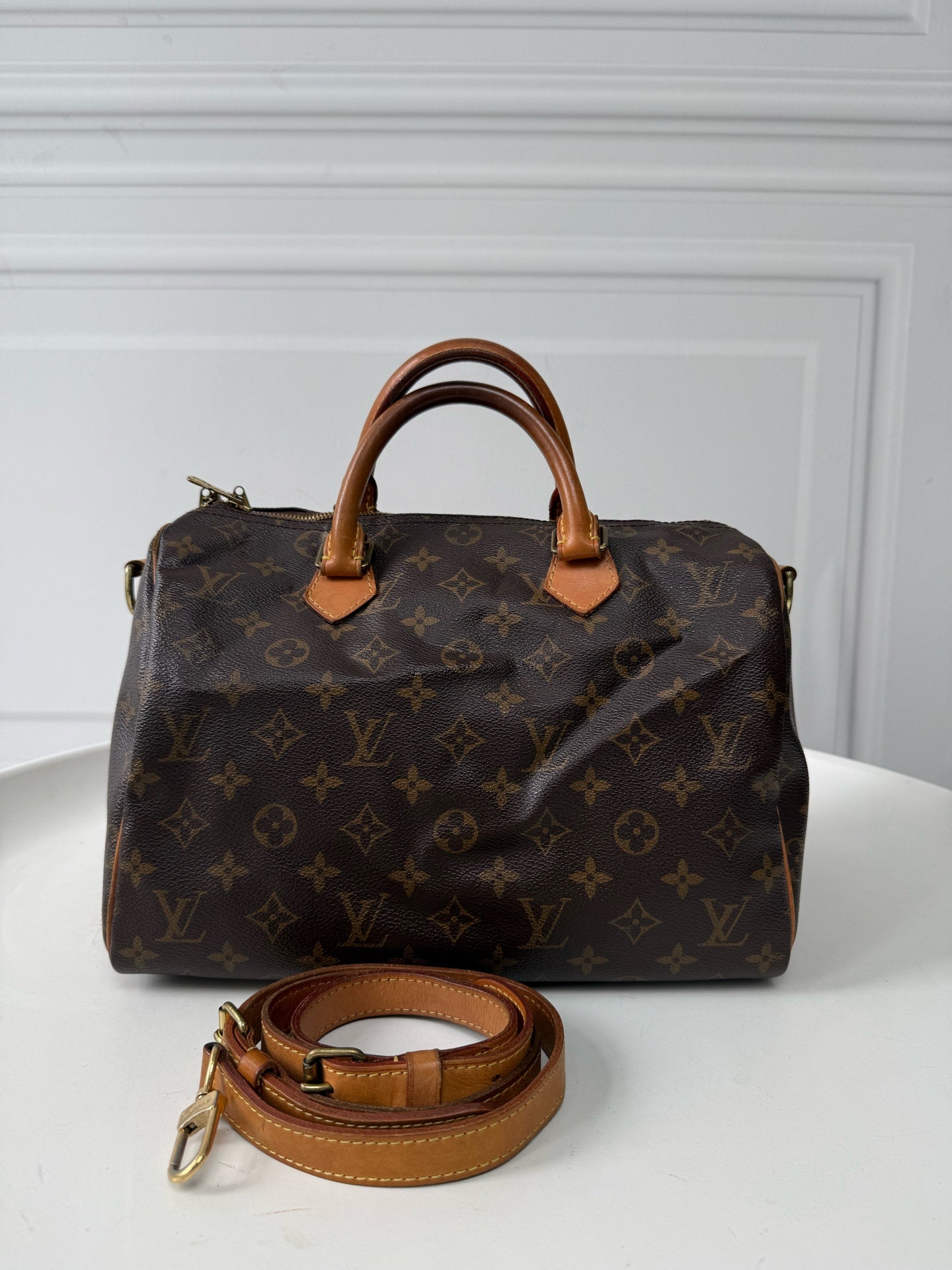 Louis Vuitton - Speedy 30 - Leather - Brown - (medium)