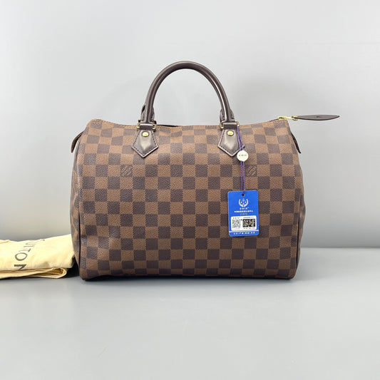Louis Vuitton - Speedy 30 - Leather - Brown - (Medium)