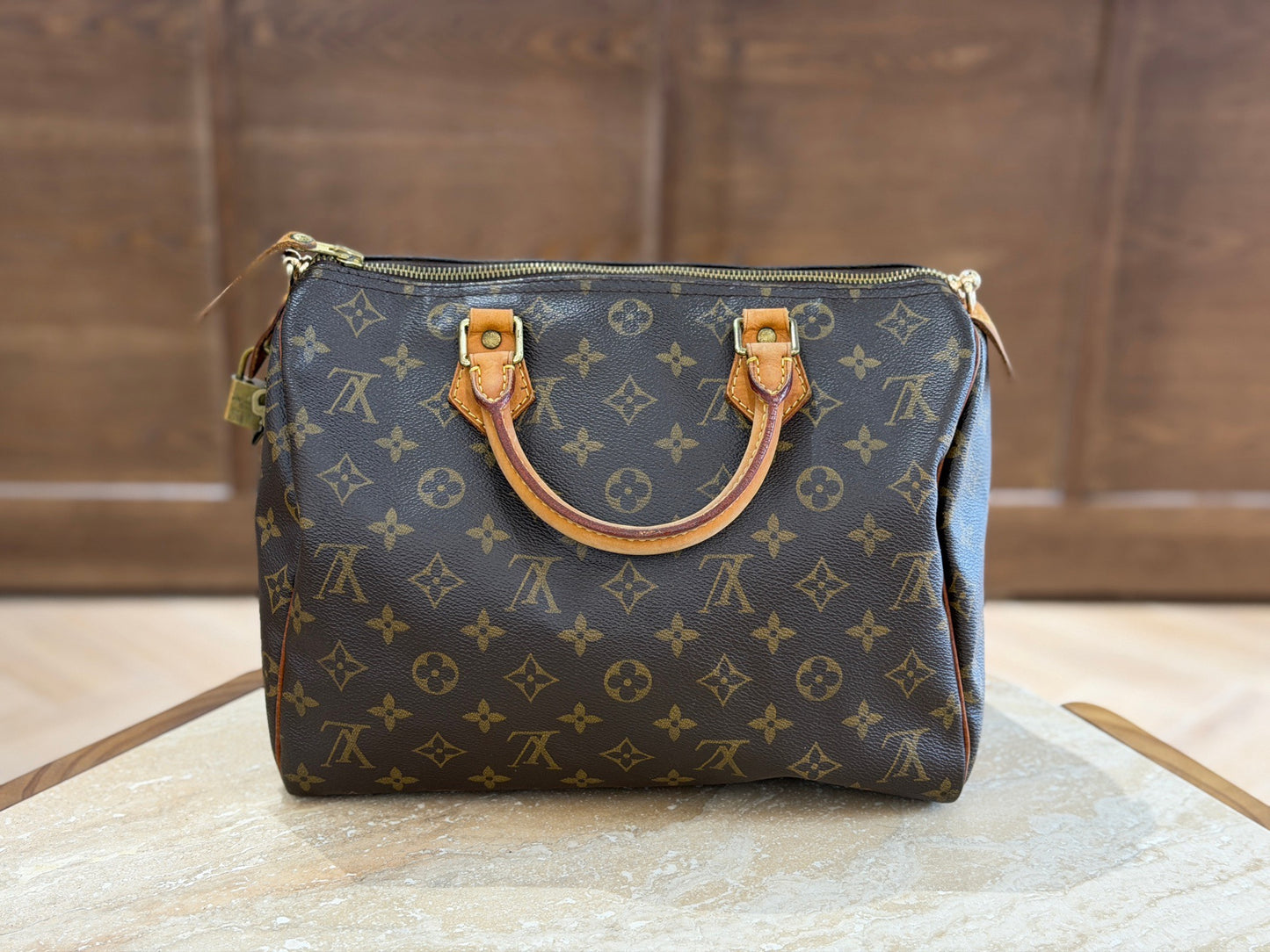 Louis Vuitton - Speedy 30 - Leather - Brown - (Medium)