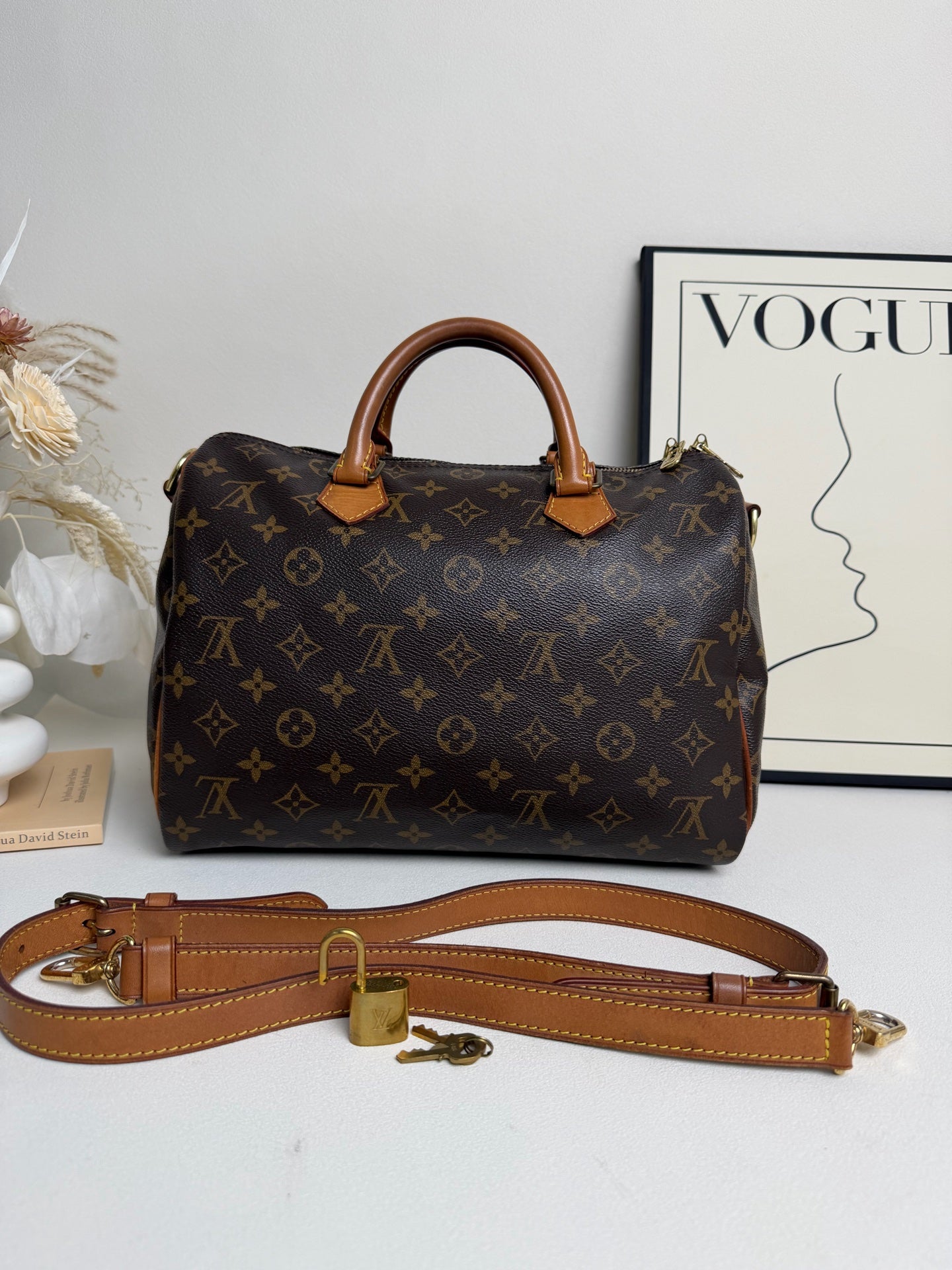 Louis Vuitton - Speedy 30 - Leather - Brown - (Medium)