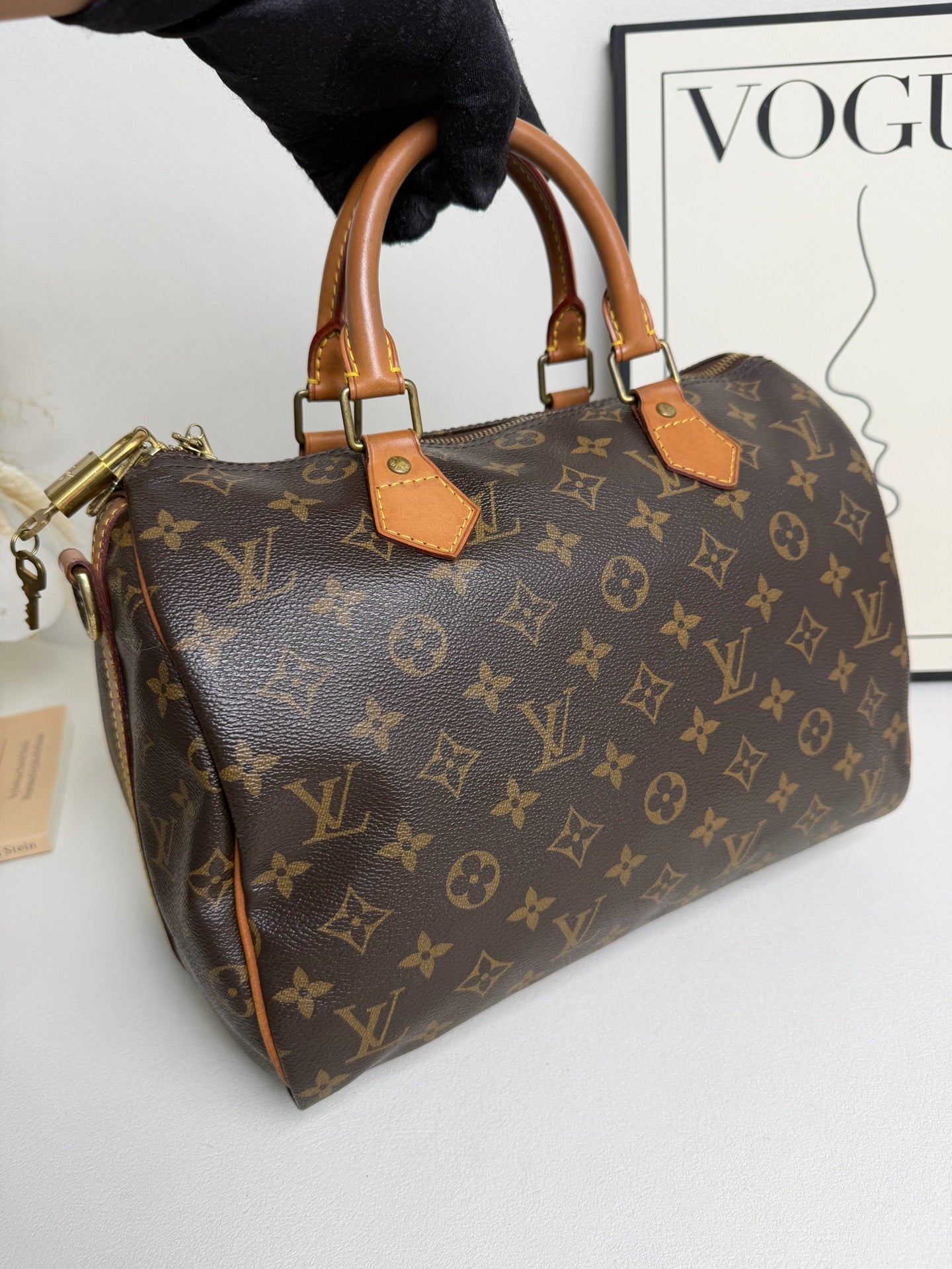 Louis Vuitton - Speedy 30 - Leather - Brown - (Medium)