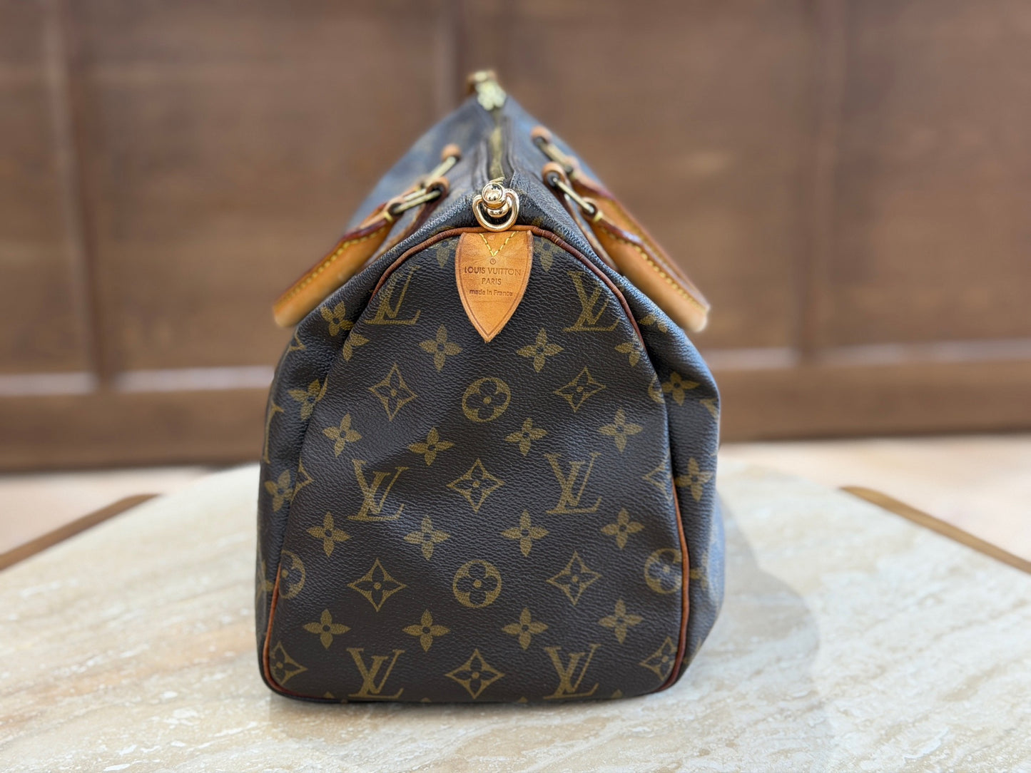 Louis Vuitton - Speedy 30 - Leather - Brown - (Medium)