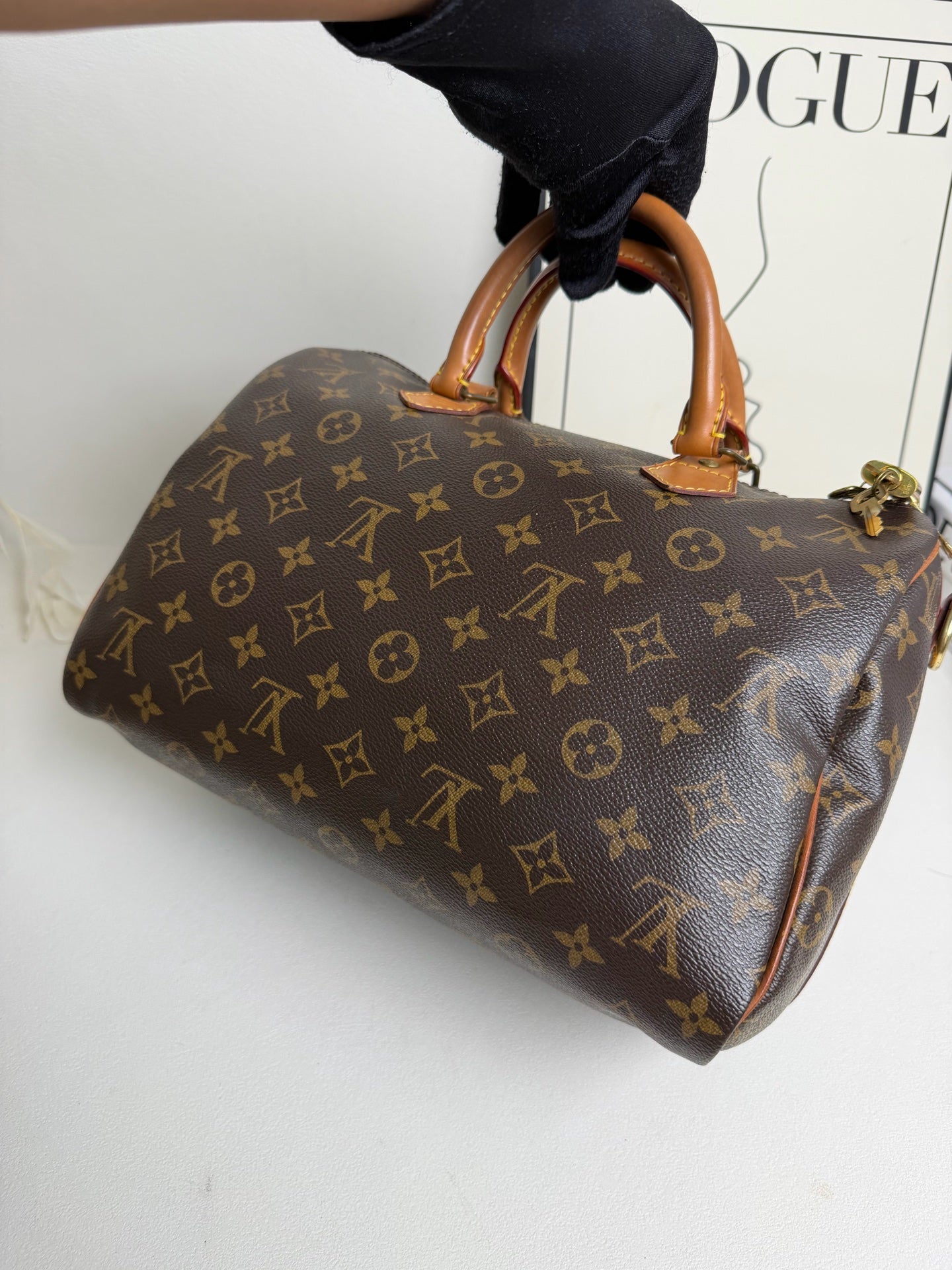 Louis Vuitton - Speedy 30 - Leather - Brown - (Medium)