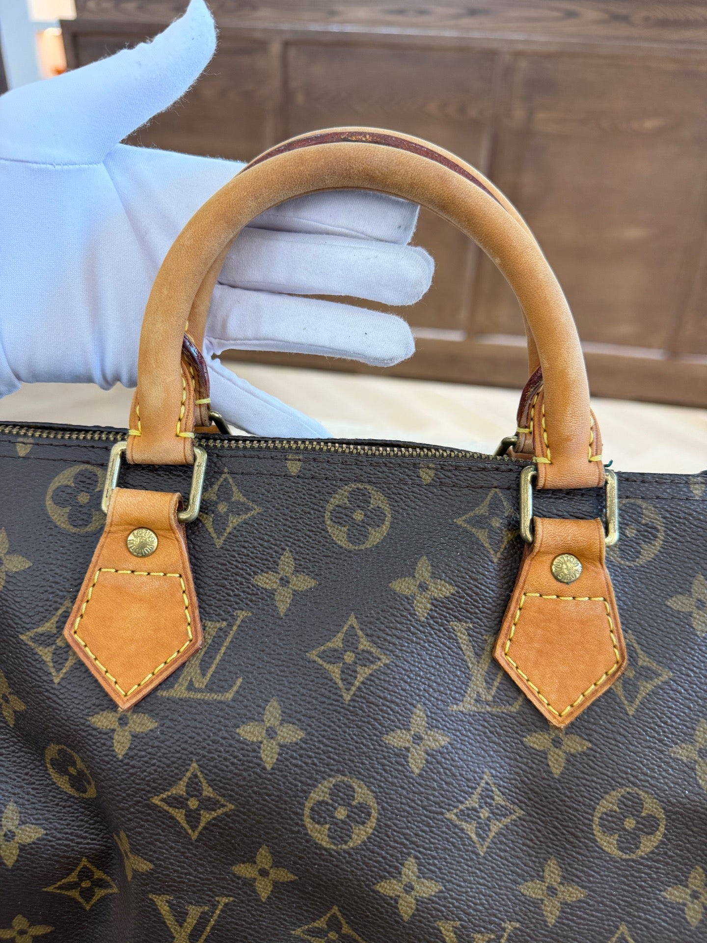 Louis Vuitton - Speedy 30 - Leather - Brown - (Medium)