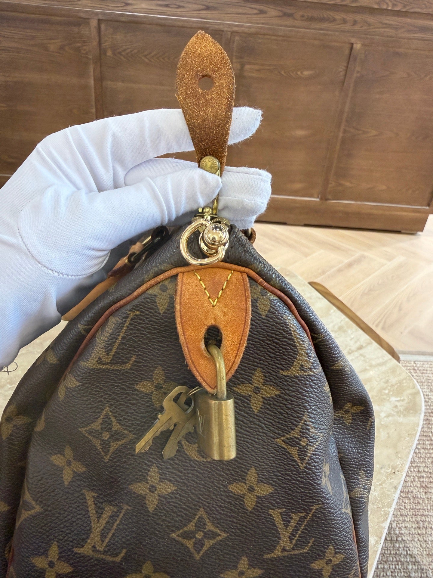 Louis Vuitton - Speedy 30 - Leather - Brown - (Medium)