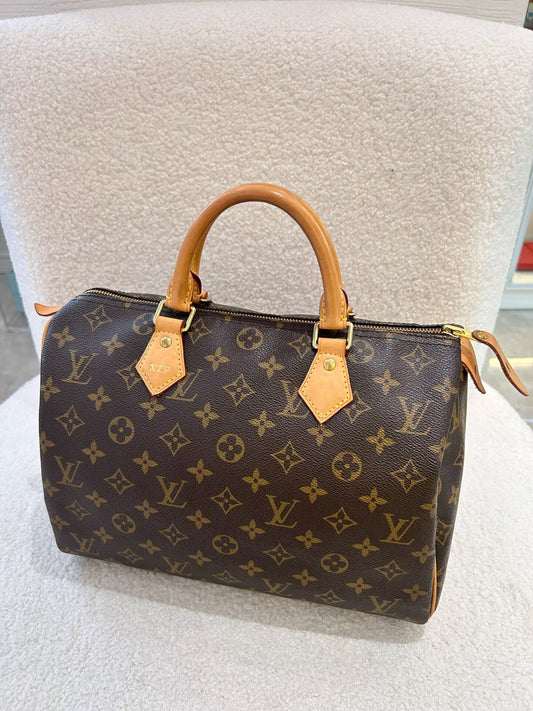 Louis Vuitton - Speedy 30 - Monogram canvas with Vachetta leather trim - Brown - (medium)