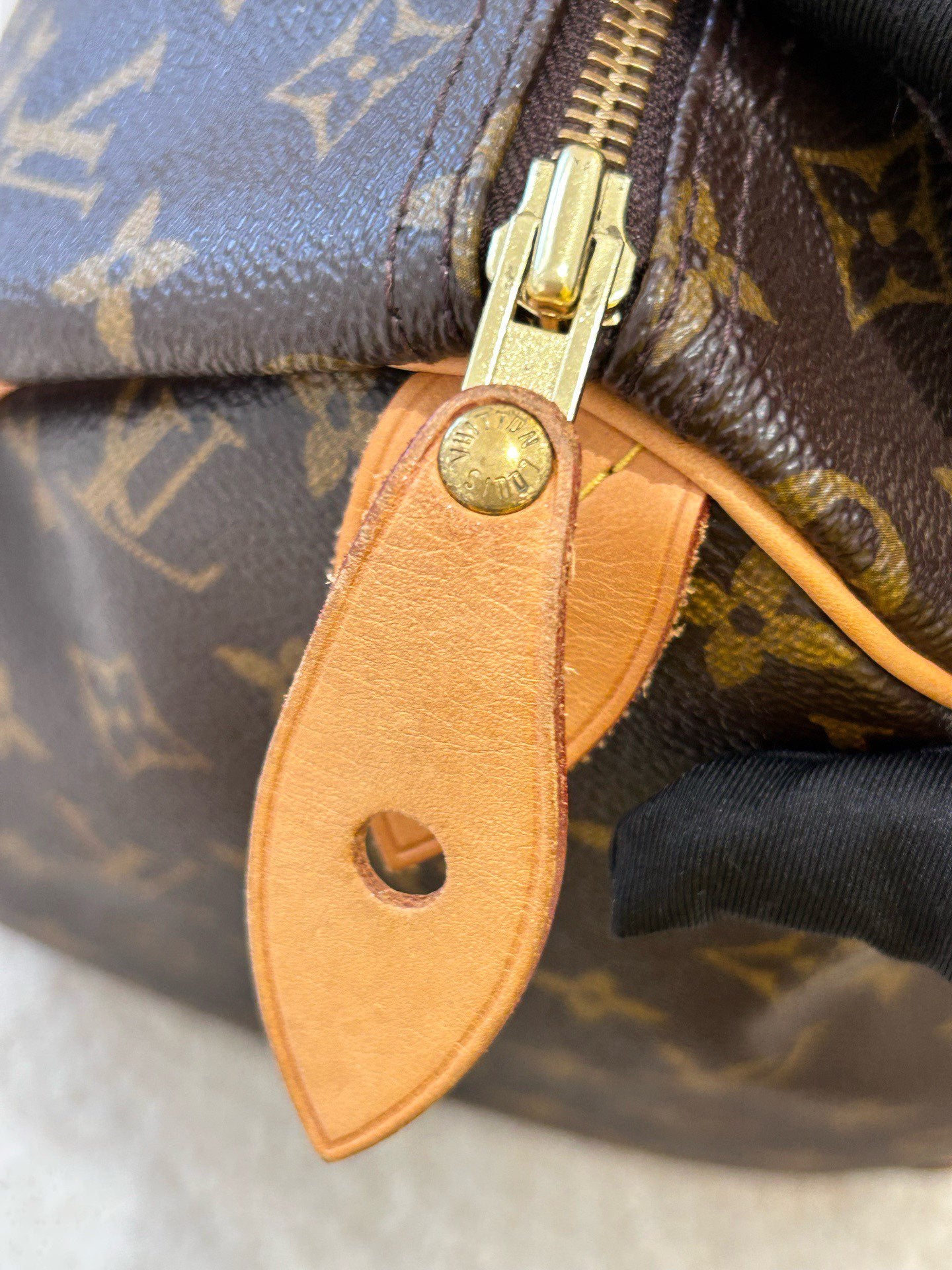 Louis Vuitton - Speedy 30 - Monogram canvas with Vachetta leather trim - Brown - (medium)