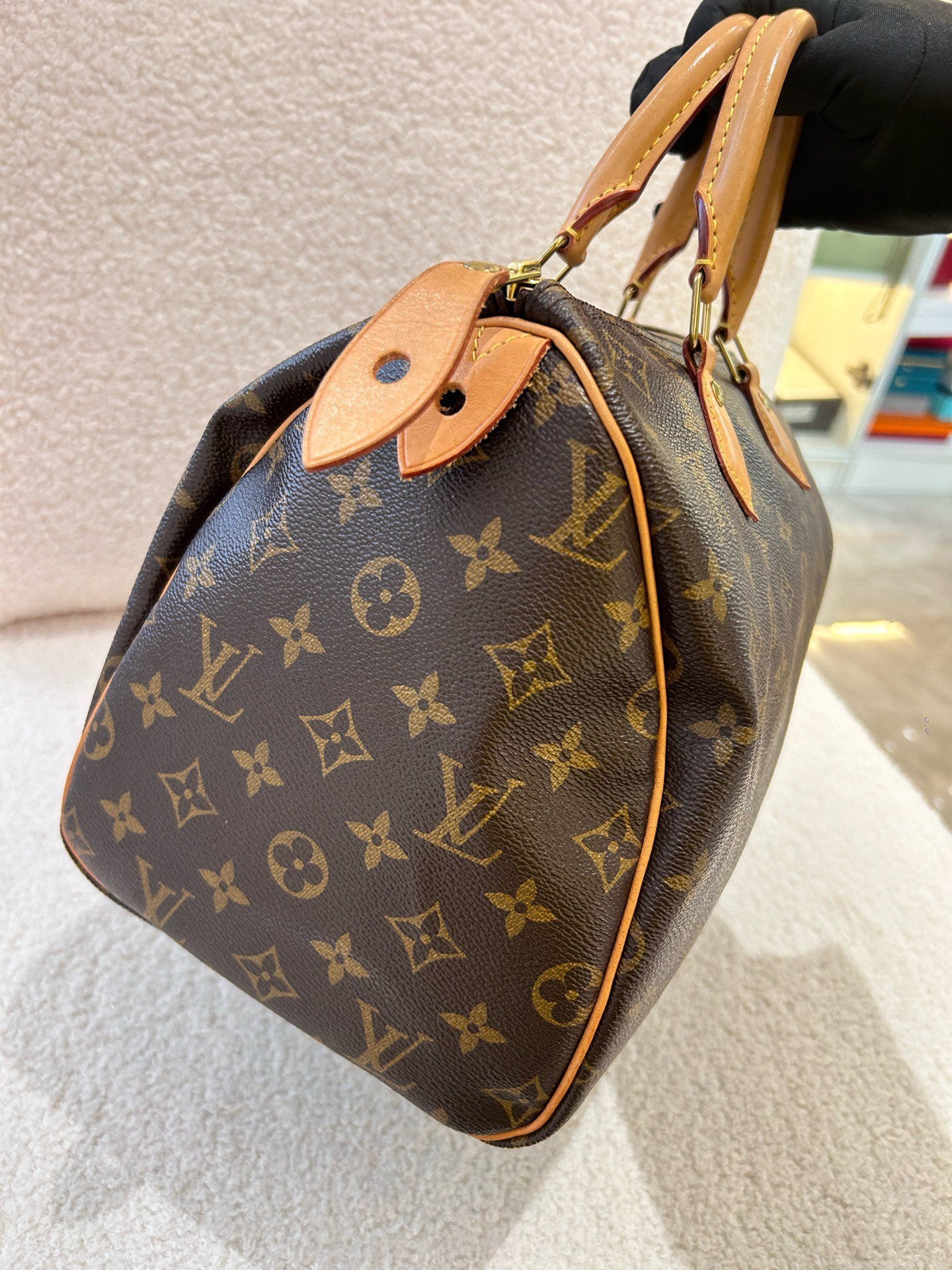 Louis Vuitton - Speedy 30 - Monogram canvas with Vachetta leather trim - Brown - (medium)