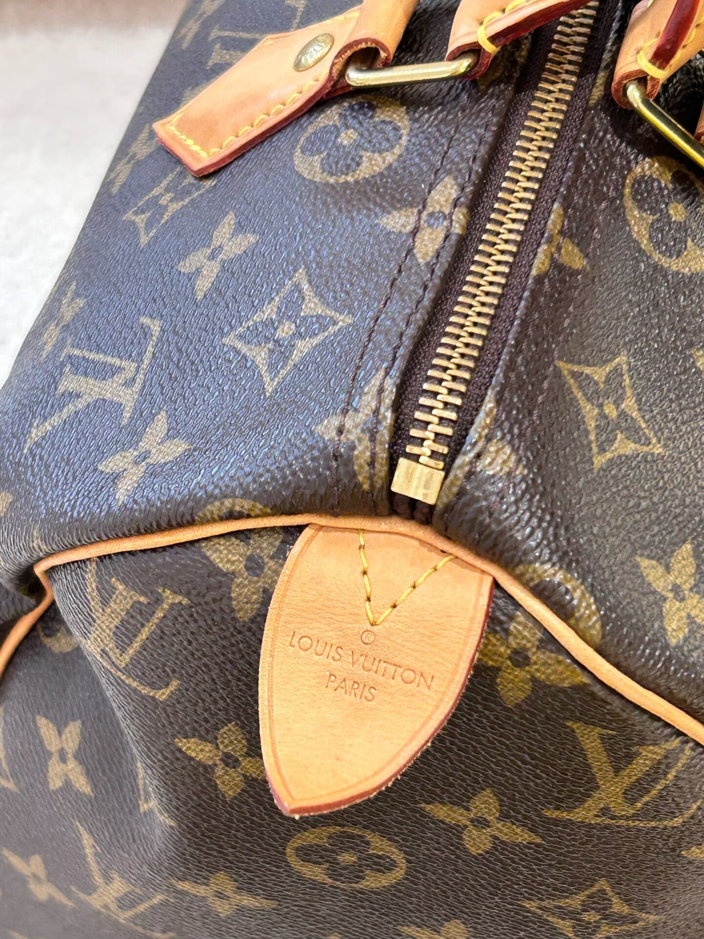 Louis Vuitton - Speedy 30 - Monogram canvas with Vachetta leather trim - Brown - (medium)