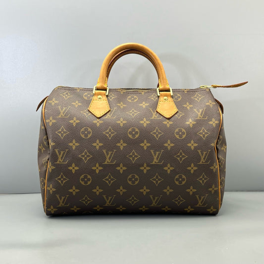 Louis Vuitton - Speedy 30 - Synthetic - Brown - (medium)