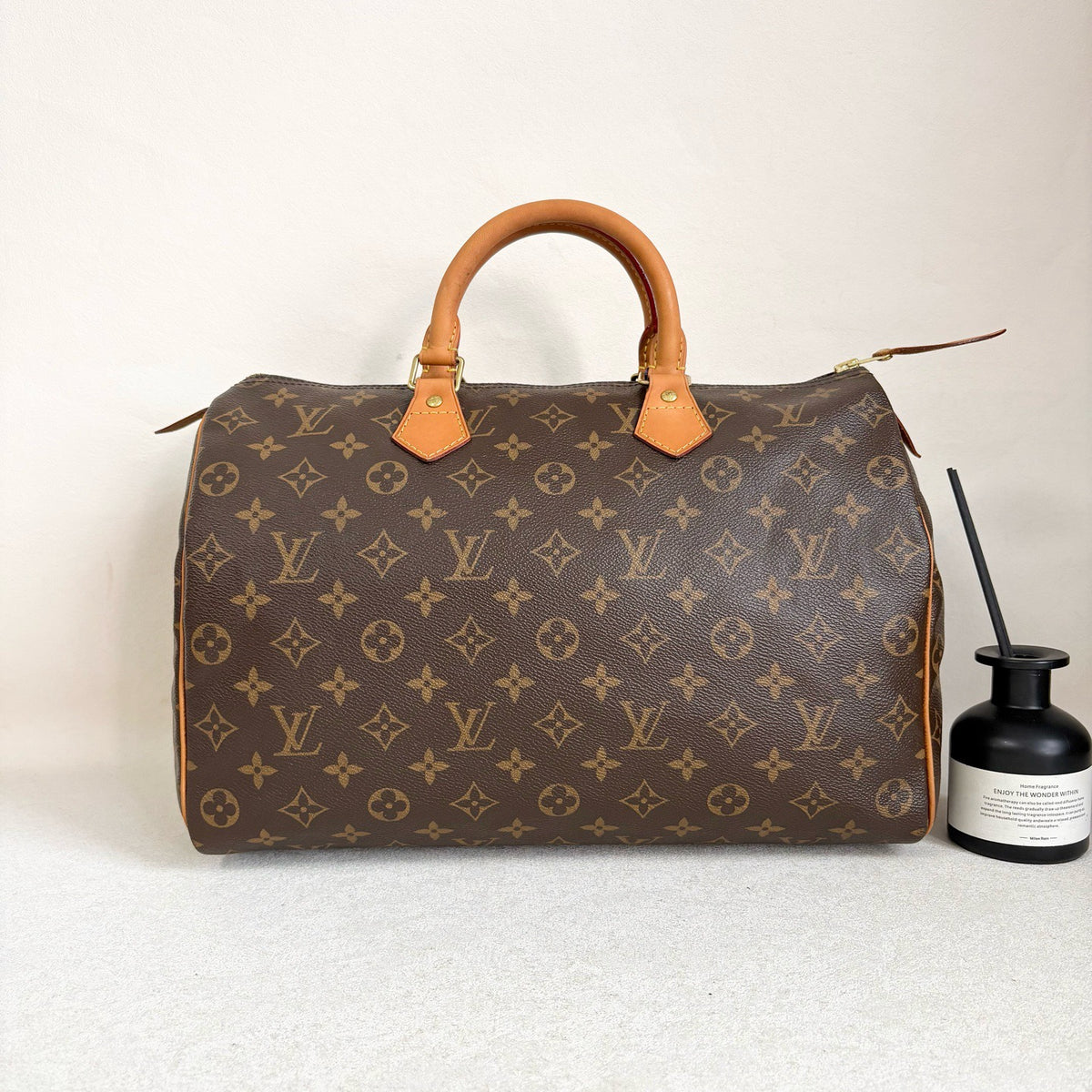 Louis Vuitton - Speedy 35 - Cloth - Brown - (Large)