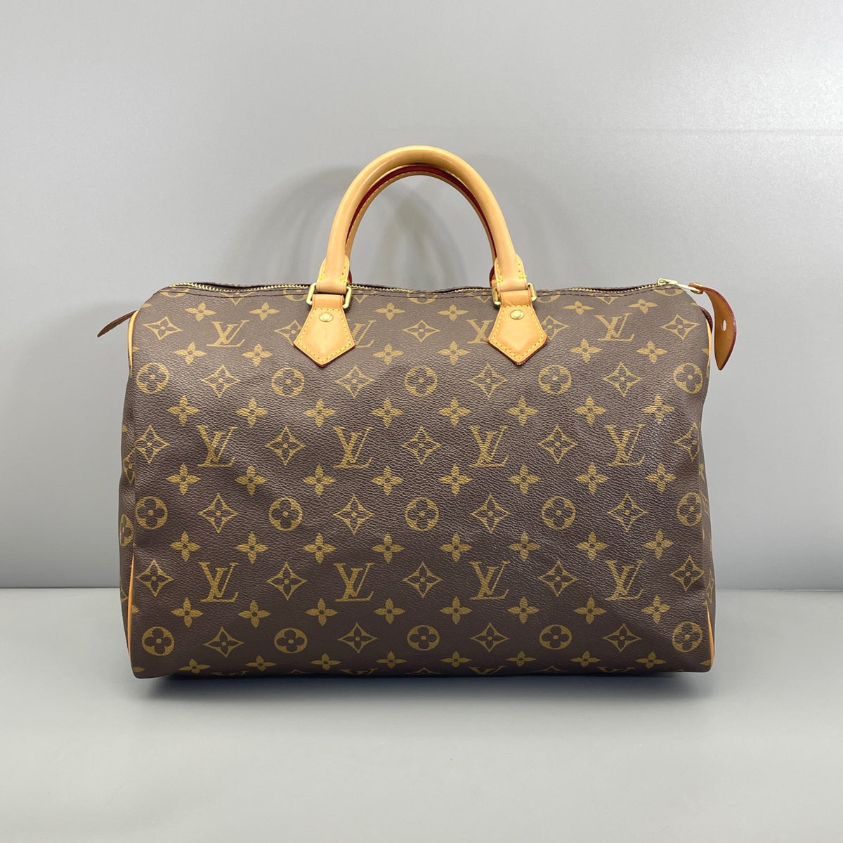 Louis Vuitton - Speedy 35 - Cloth - Brown - (large)