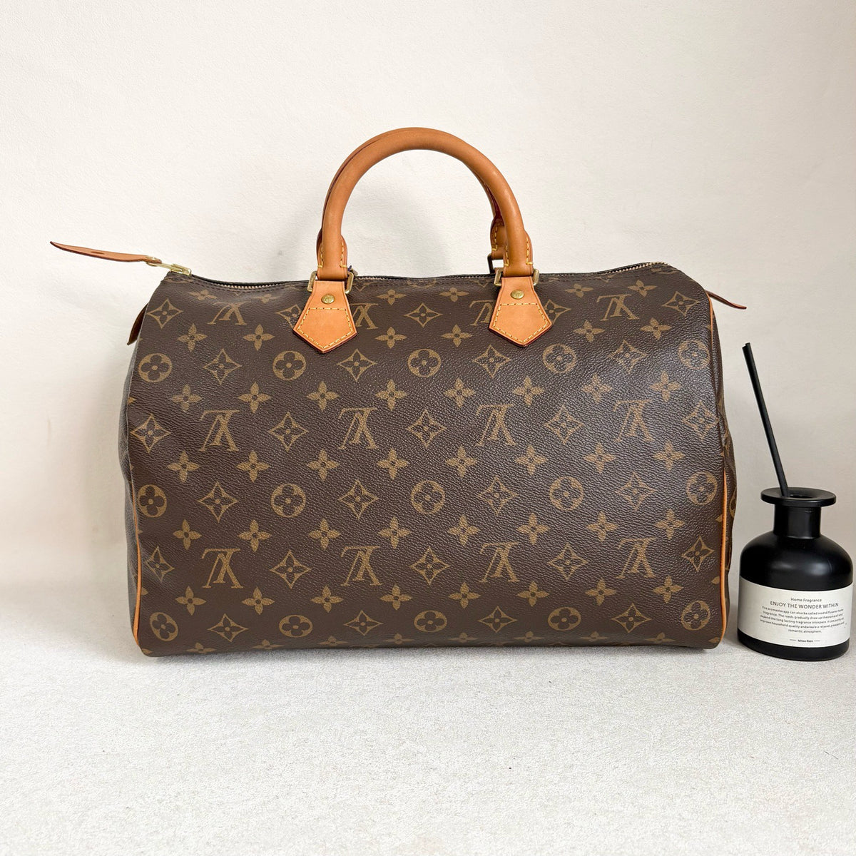 Louis Vuitton - Speedy 35 - Cloth - Brown - (Large)