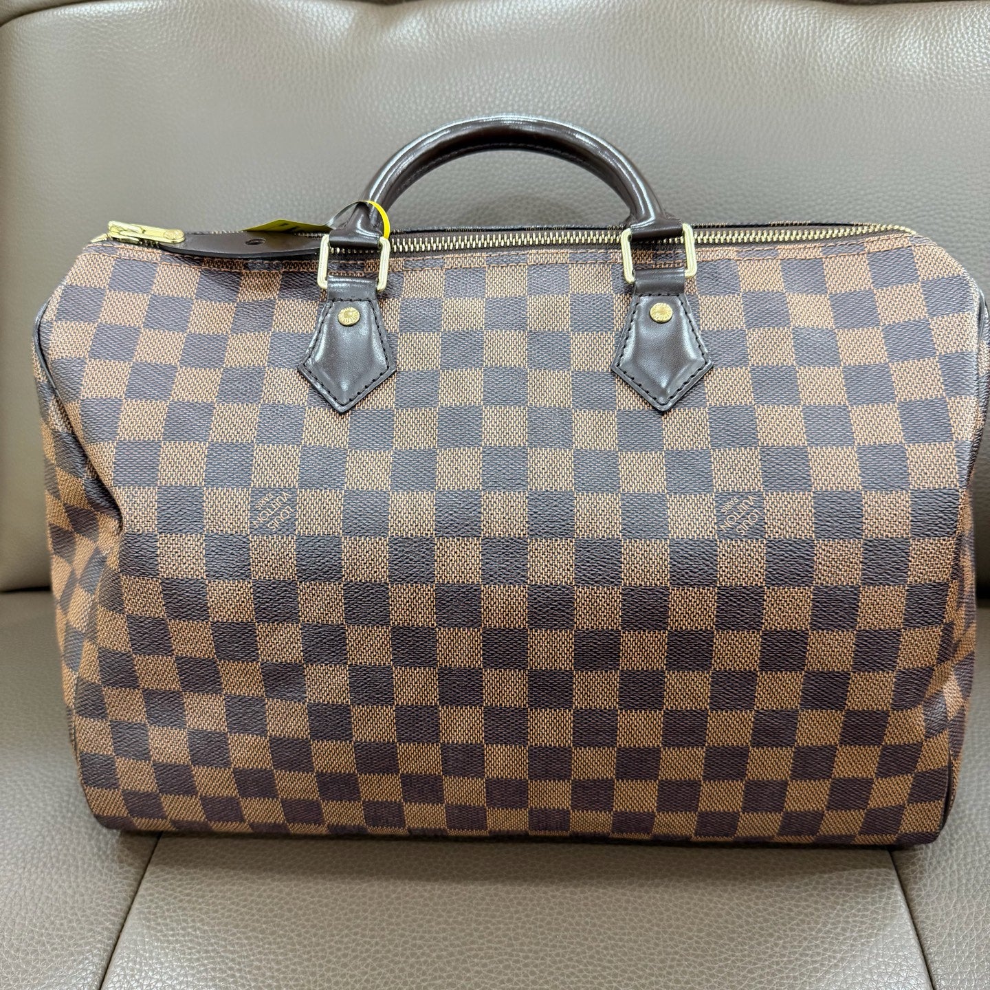 Louis Vuitton - Speedy 35 - Cloth - Brown - (large)