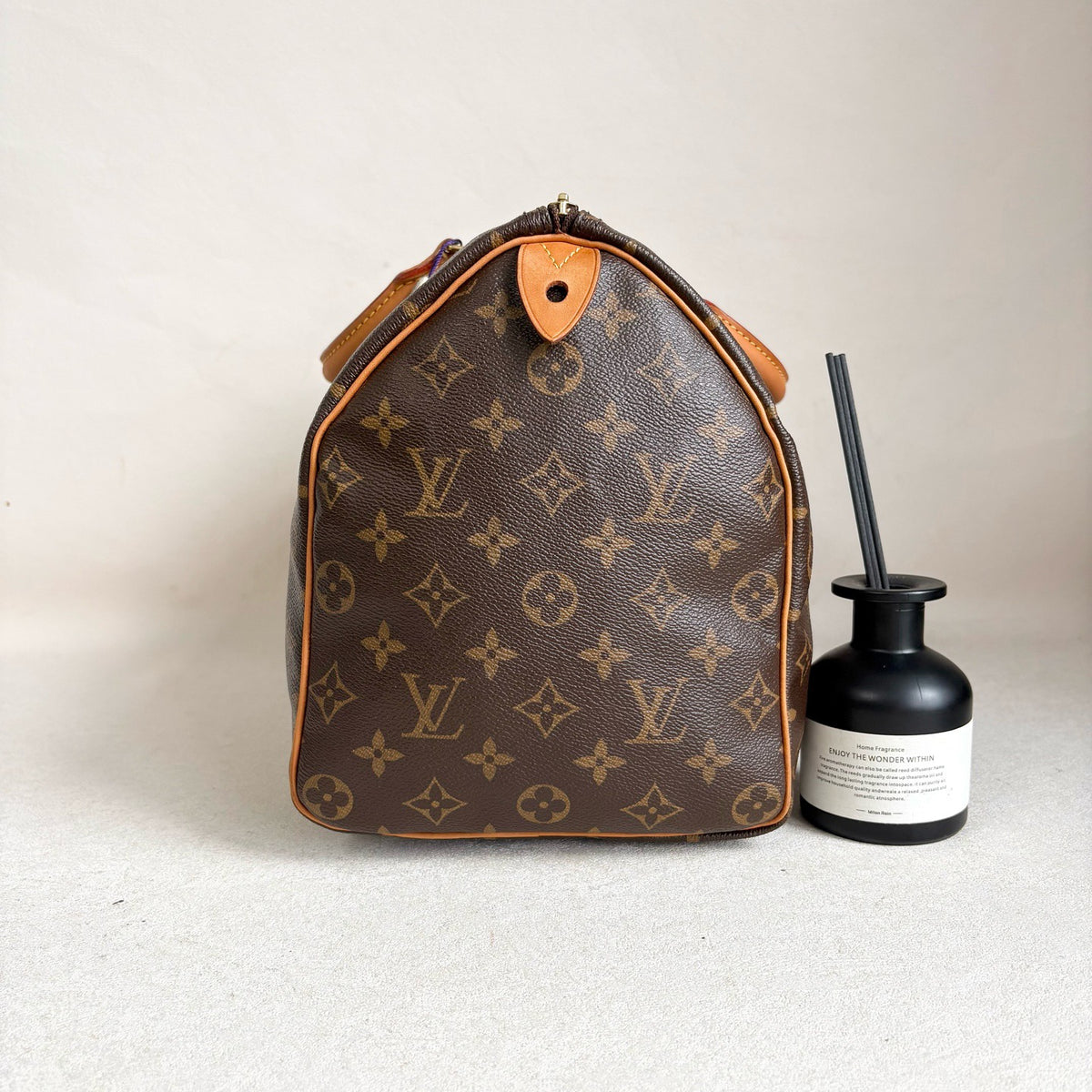 Louis Vuitton - Speedy 35 - Cloth - Brown - (Large)