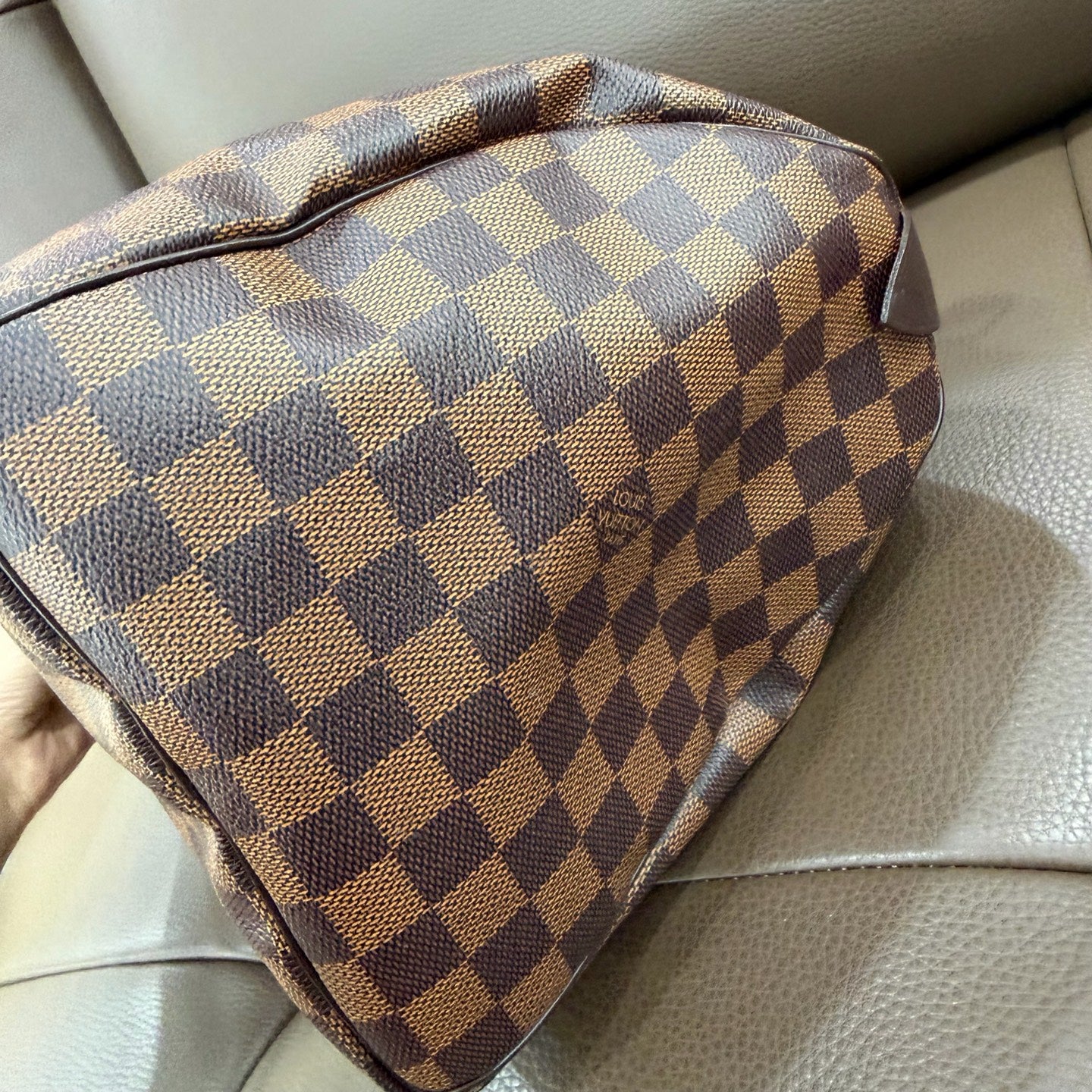 Louis Vuitton - Speedy 35 - Cloth - Brown - (large)