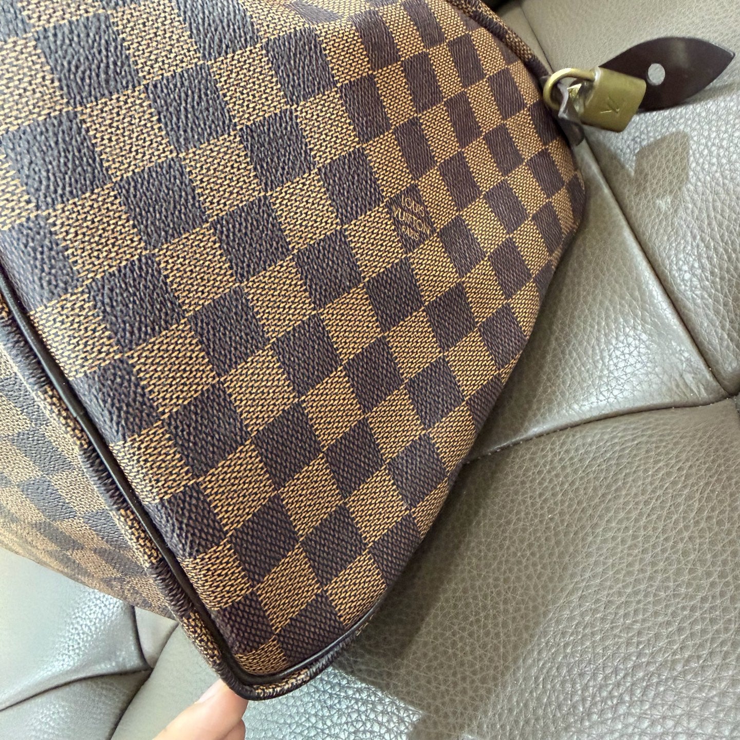 Louis Vuitton - Speedy 35 - Cloth - Brown - (large)