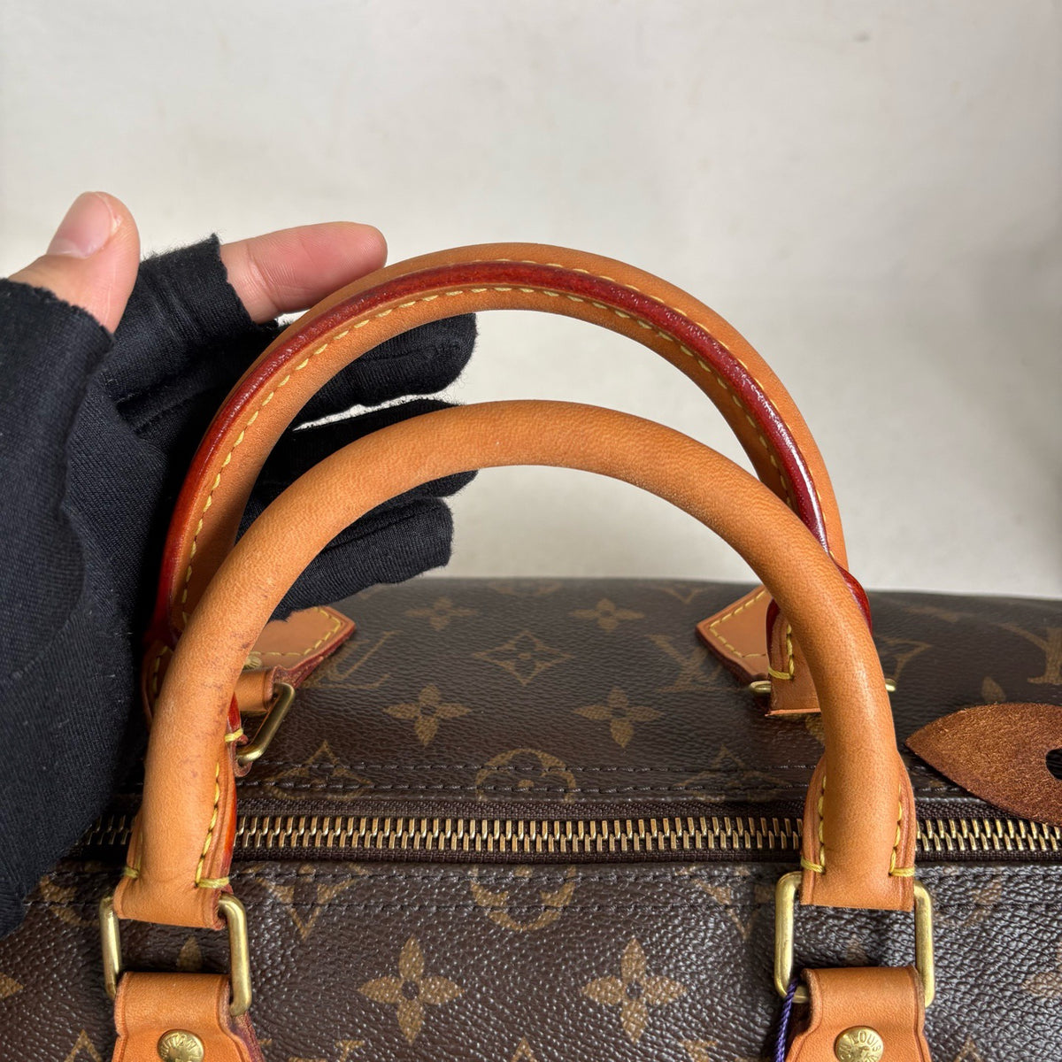 Louis Vuitton - Speedy 35 - Cloth - Brown - (Large)