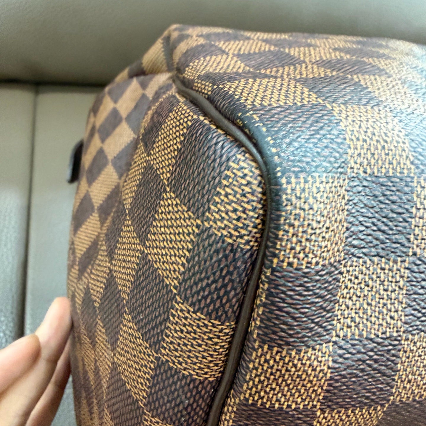 Louis Vuitton - Speedy 35 - Cloth - Brown - (large)