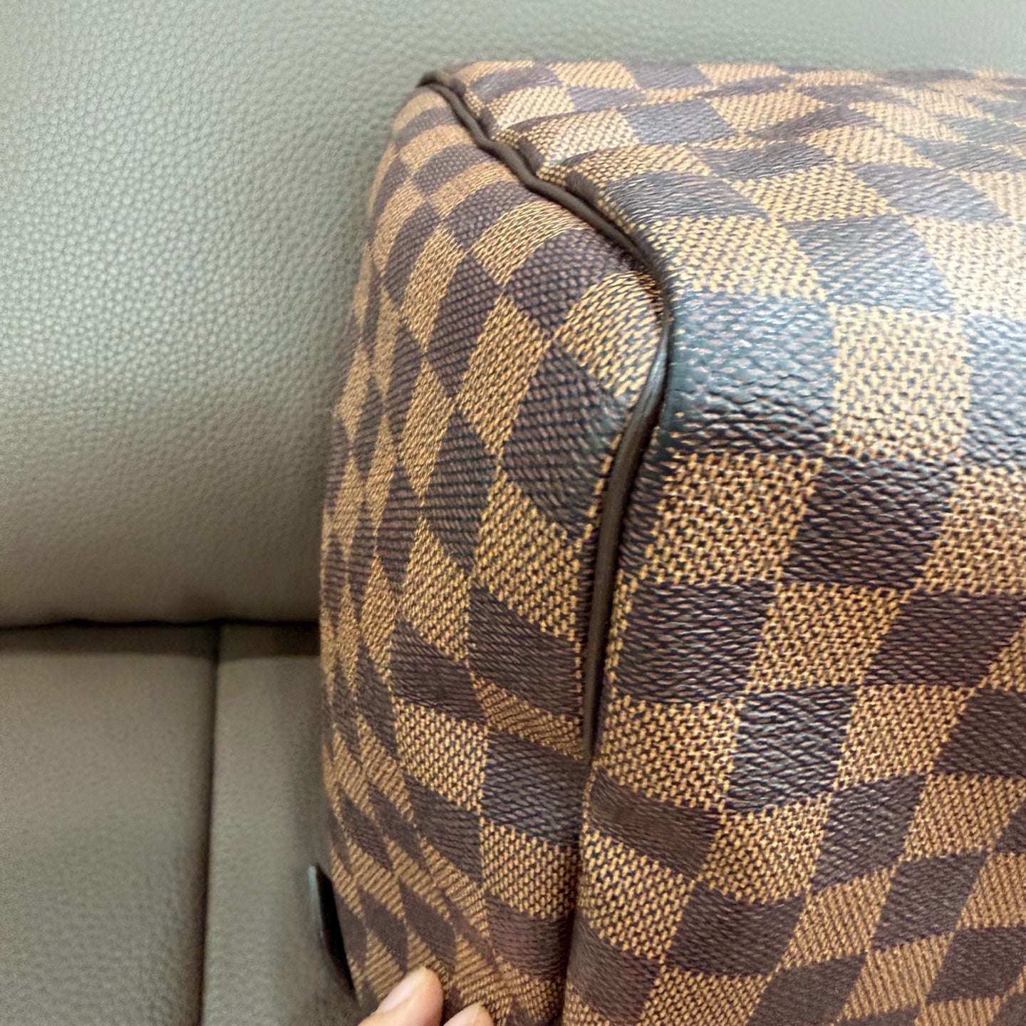 Louis Vuitton - Speedy 35 - Cloth - Brown - (large)