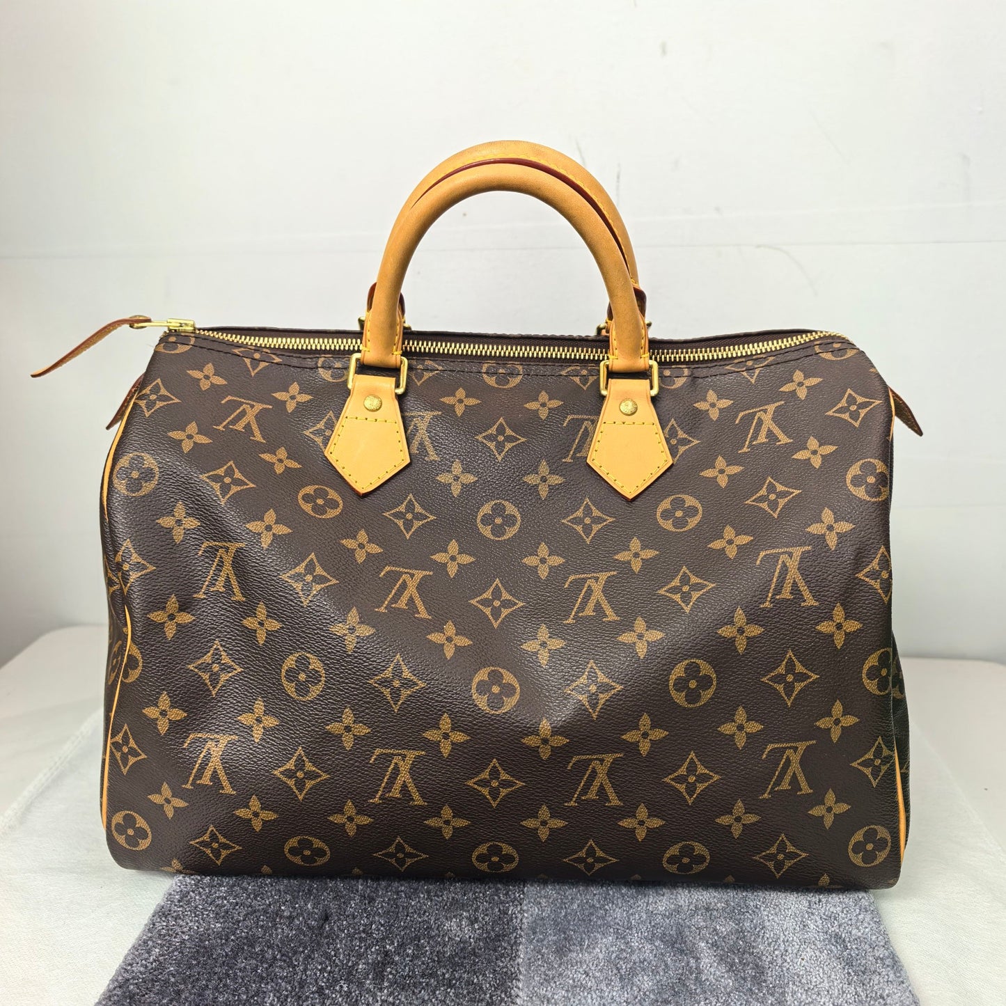 Louis Vuitton - Speedy 35 - Cloth - Brown - (medium)