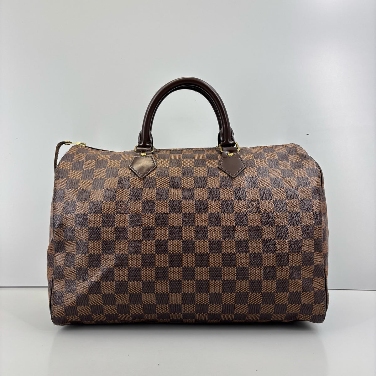 Louis Vuitton - Speedy 35 - Cloth - Brown - (Medium)