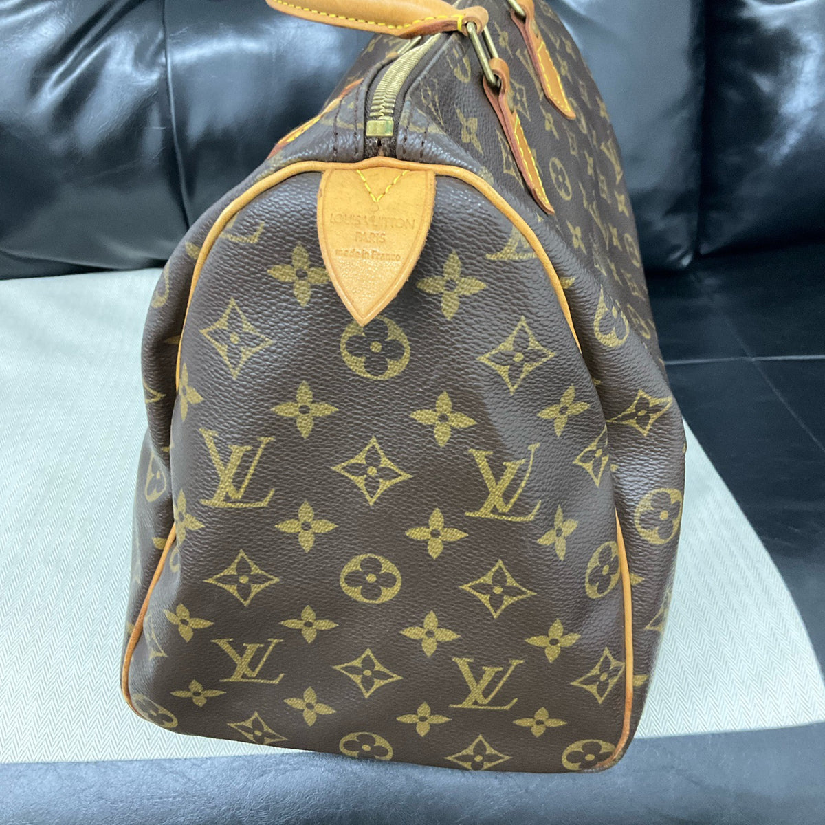 Louis Vuitton - Speedy 35 - Cloth - Brown - (medium)