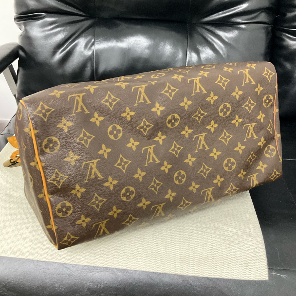 Louis Vuitton - Speedy 35 - Cloth - Brown - (medium)