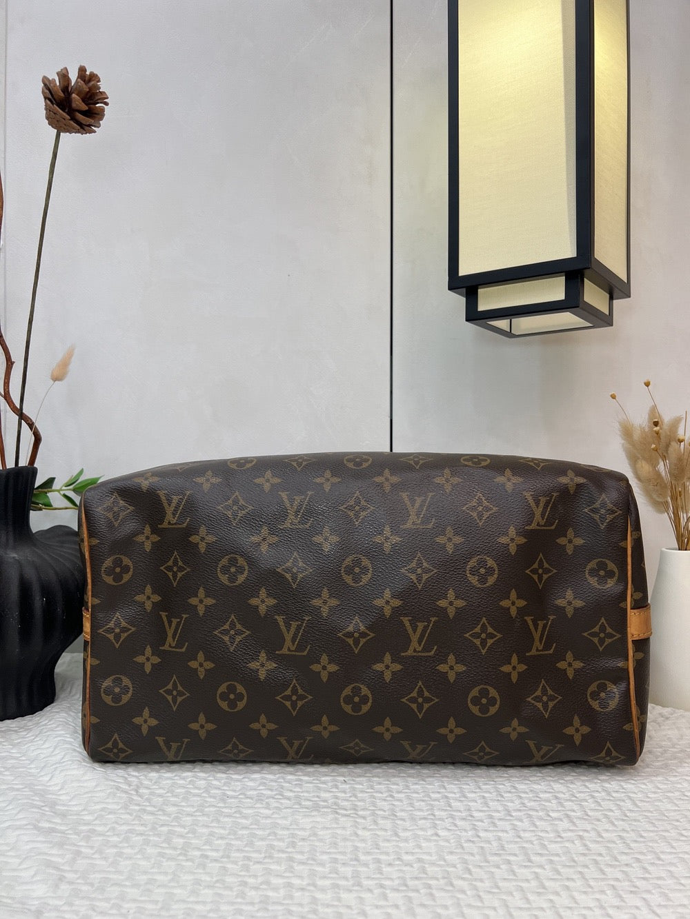 Louis Vuitton - Speedy 35 - Cloth - Brown - (Medium)