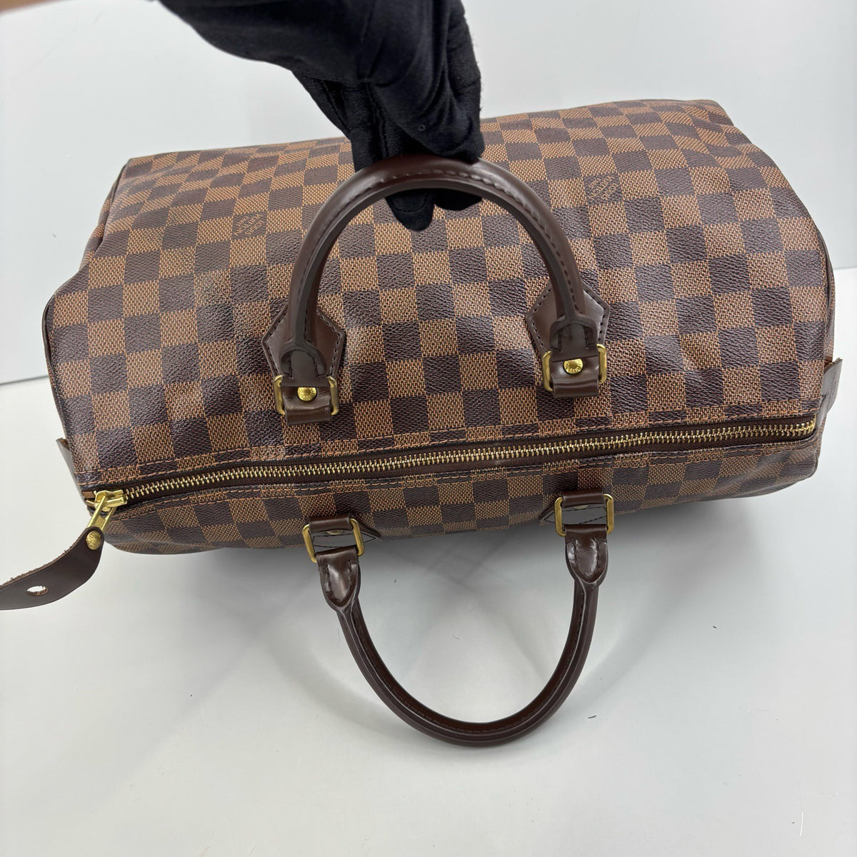 Louis Vuitton - Speedy 35 - Cloth - Brown - (Medium)