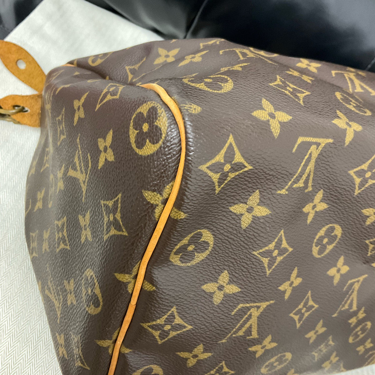 Louis Vuitton - Speedy 35 - Cloth - Brown - (medium)