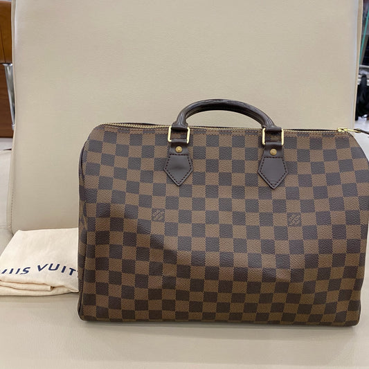 Louis Vuitton - Speedy 35 - Coated canvas - Brown - (Large)