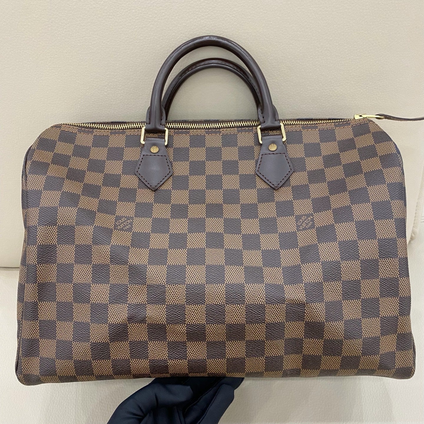 Louis Vuitton - Speedy 35 - Coated canvas - Brown - (Large)