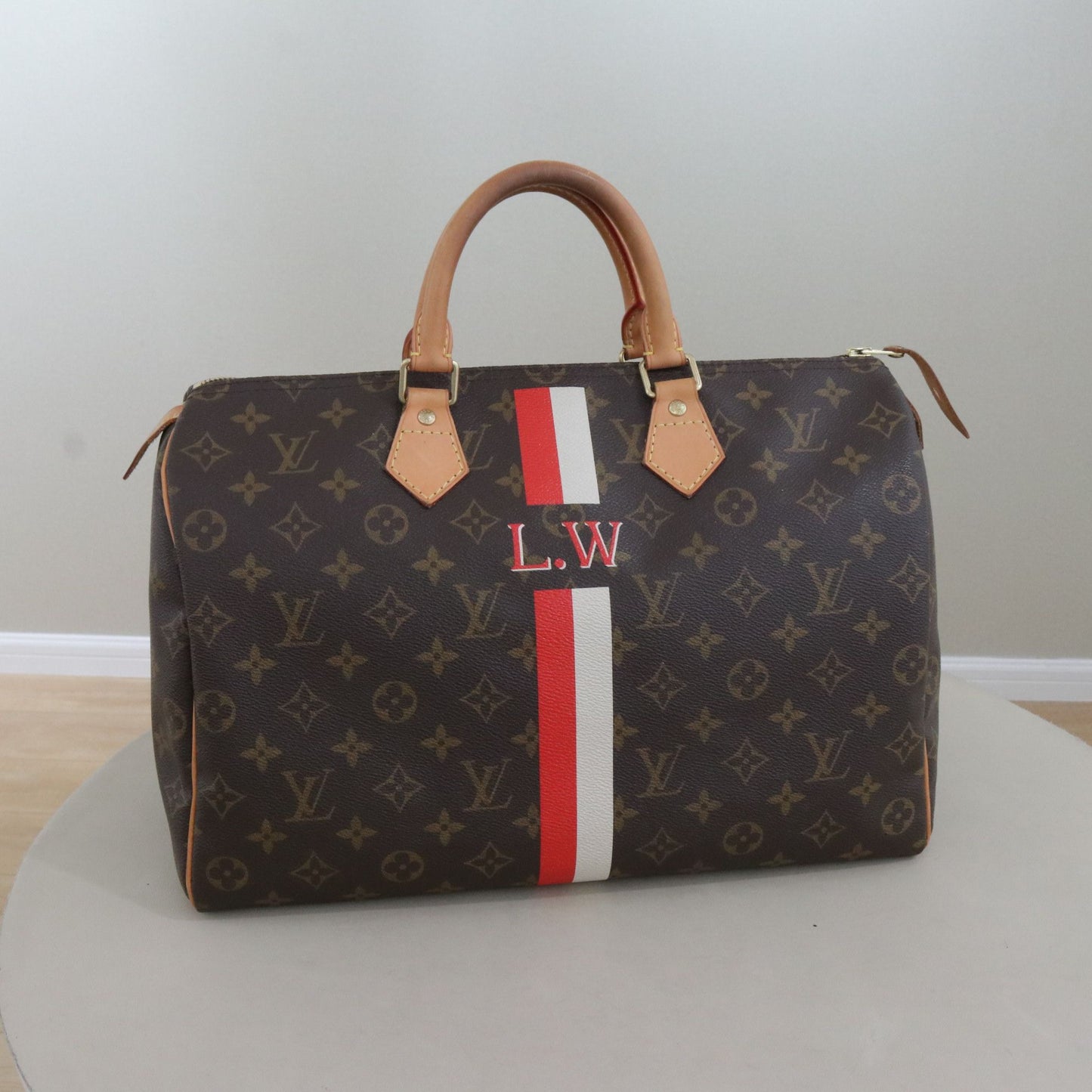 Louis Vuitton - Speedy 35 - Leather - Brown - (35)