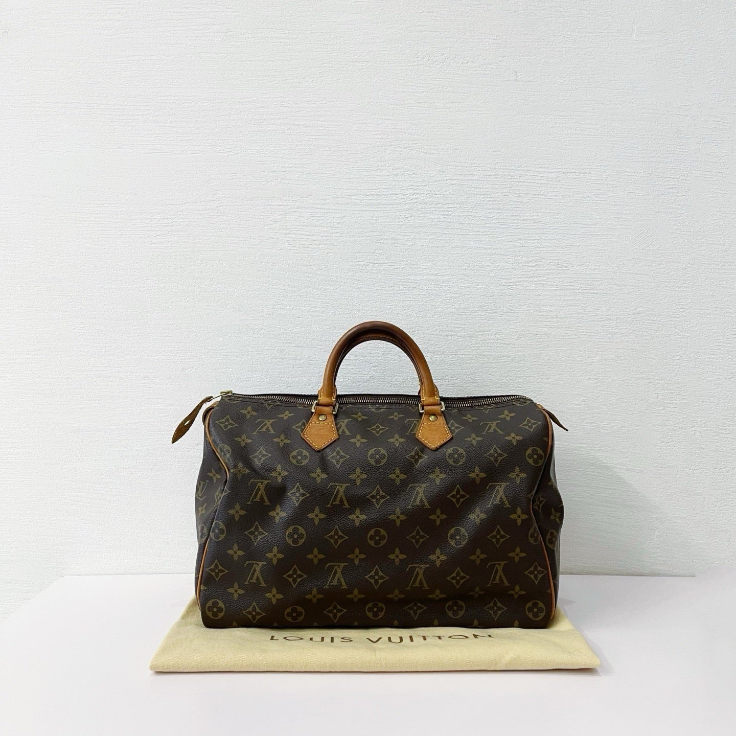 Louis Vuitton - Speedy 35 - Leather - Brown - (35)