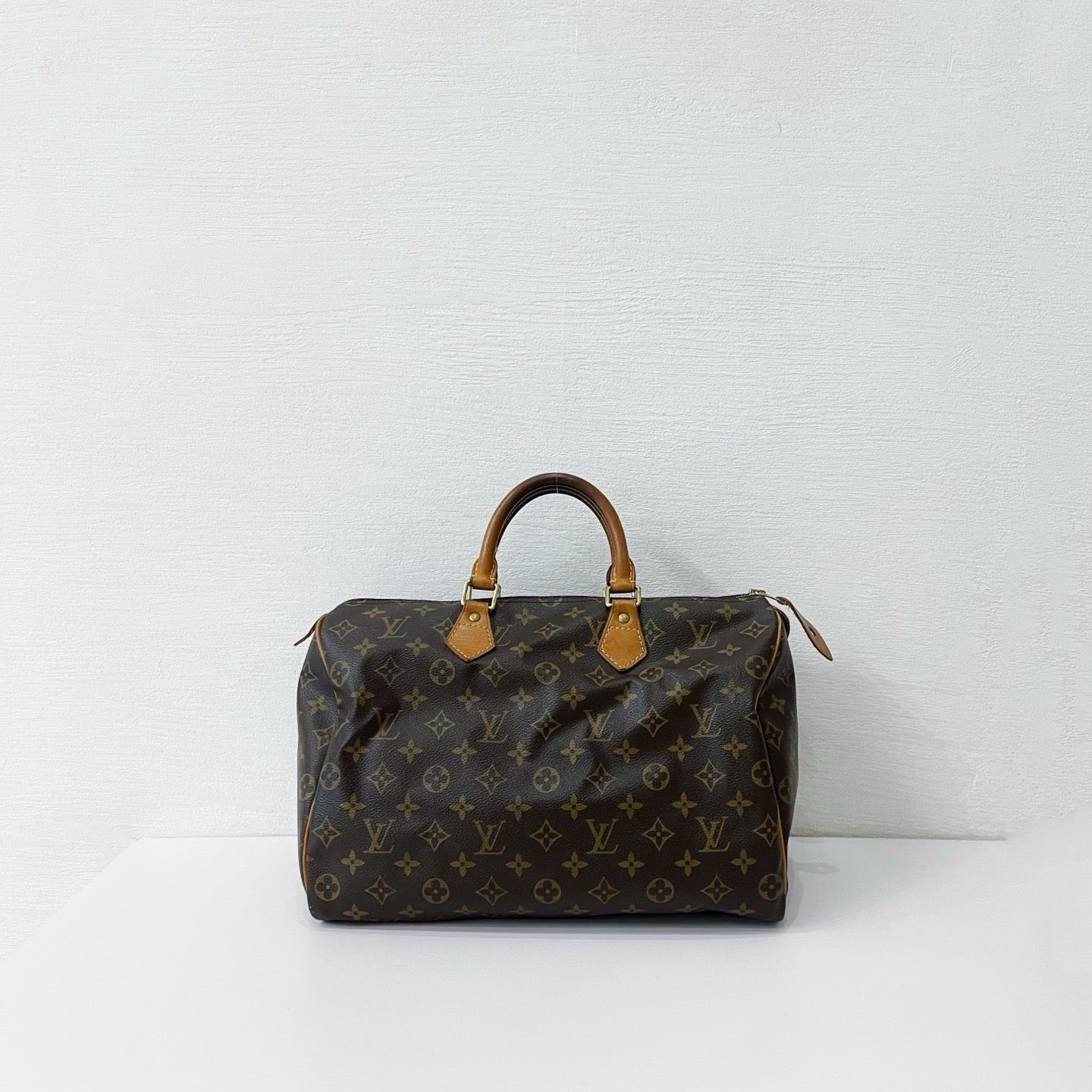 Louis Vuitton - Speedy 35 - Leather - Brown - (35)