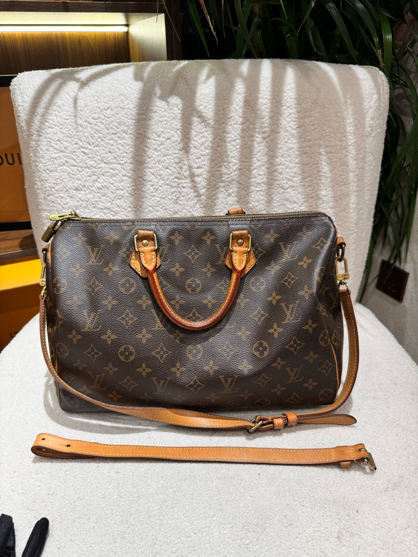 Louis Vuitton - Speedy 35 - Leather - Brown - (medium)