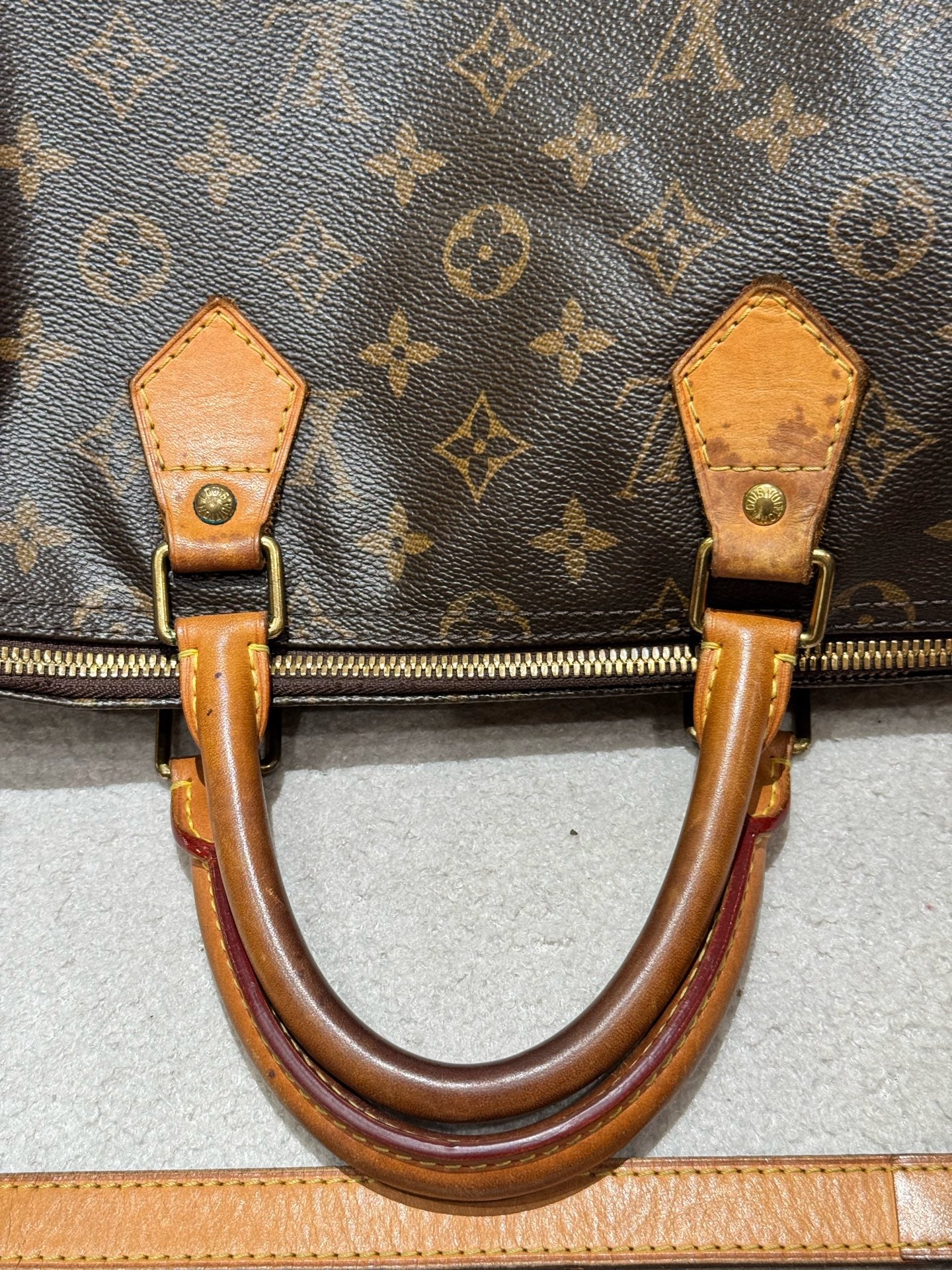 Louis Vuitton - Speedy 35 - Leather - Brown - (medium)