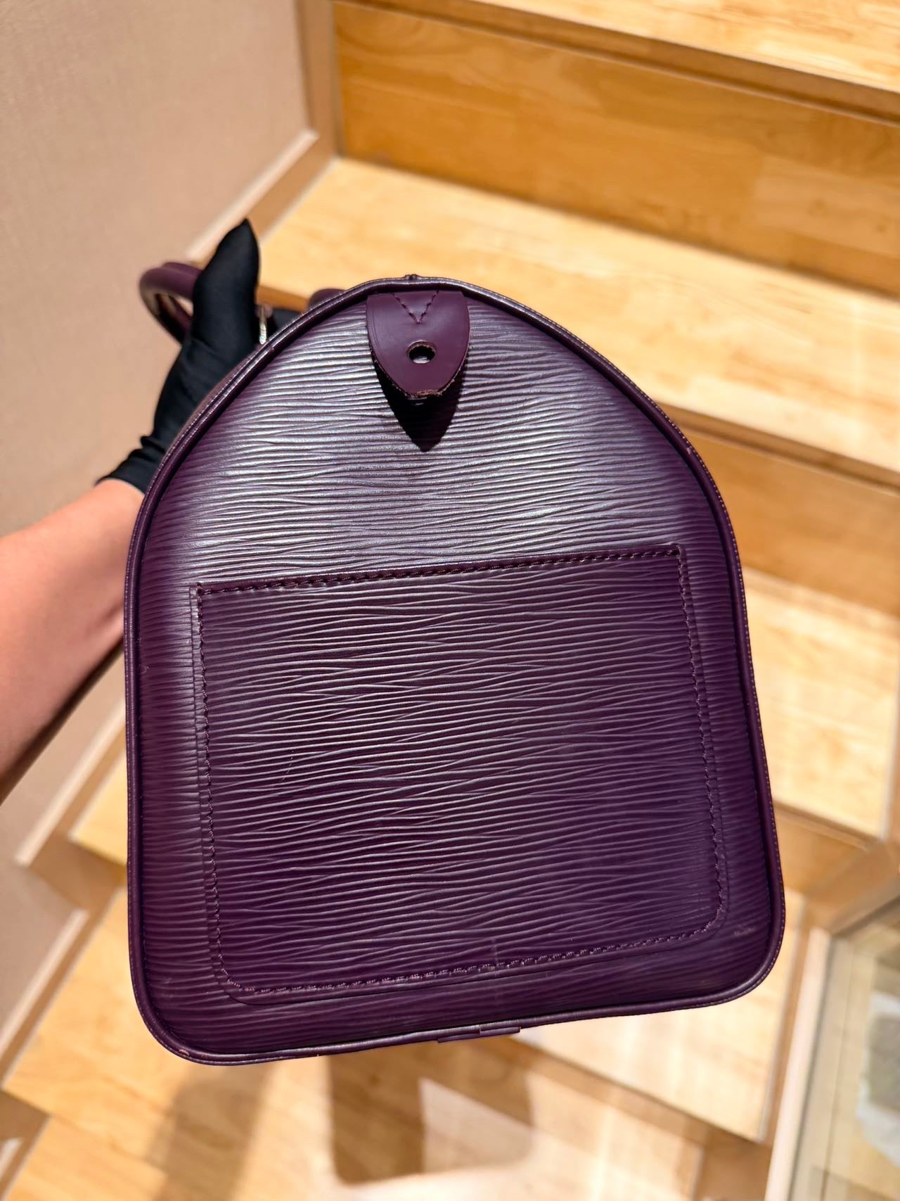 Louis Vuitton - Speedy 35 - Leather - Burgundy - (35)