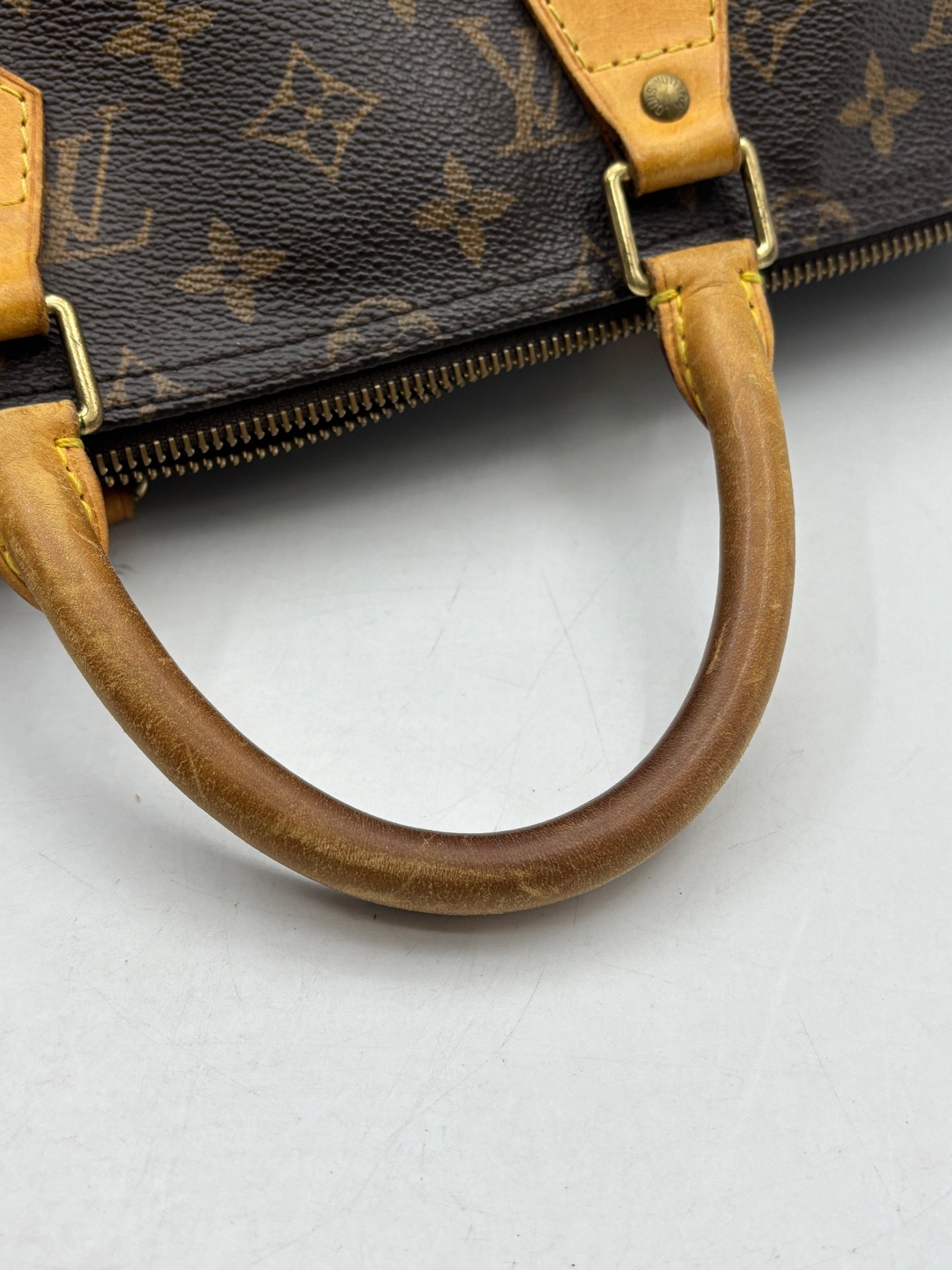Louis Vuitton - Speedy 35 - Monogram coated canvas with Vachetta leather trim - Brown - (Medium)