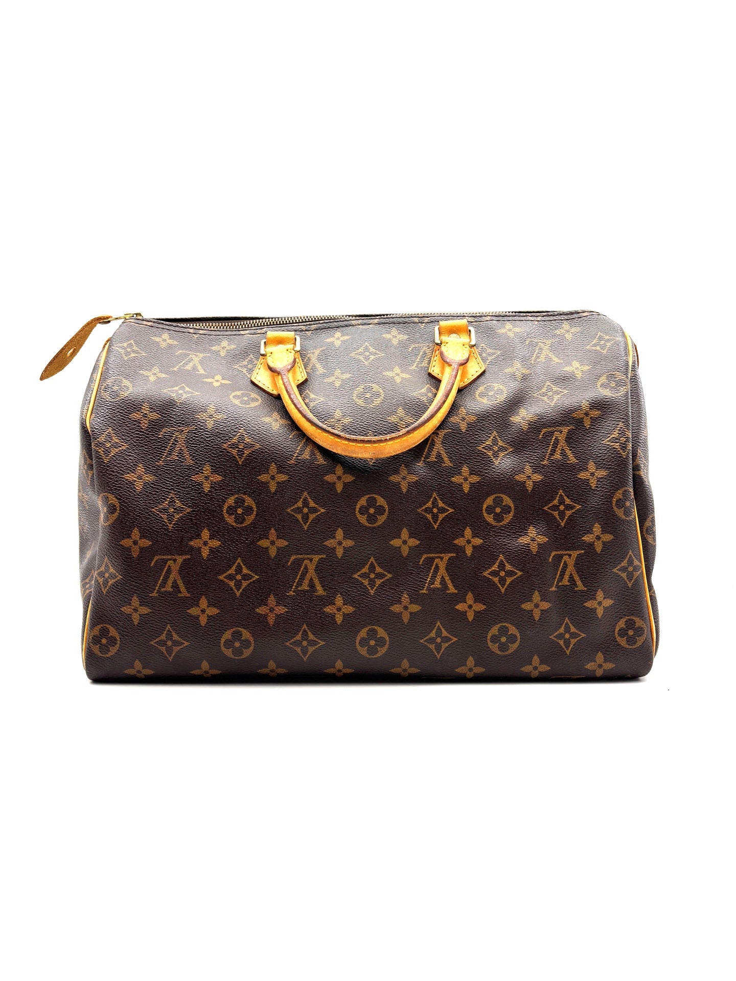 Louis Vuitton - Speedy 35 - Monogram coated canvas with Vachetta leather trim - Brown - (Medium)