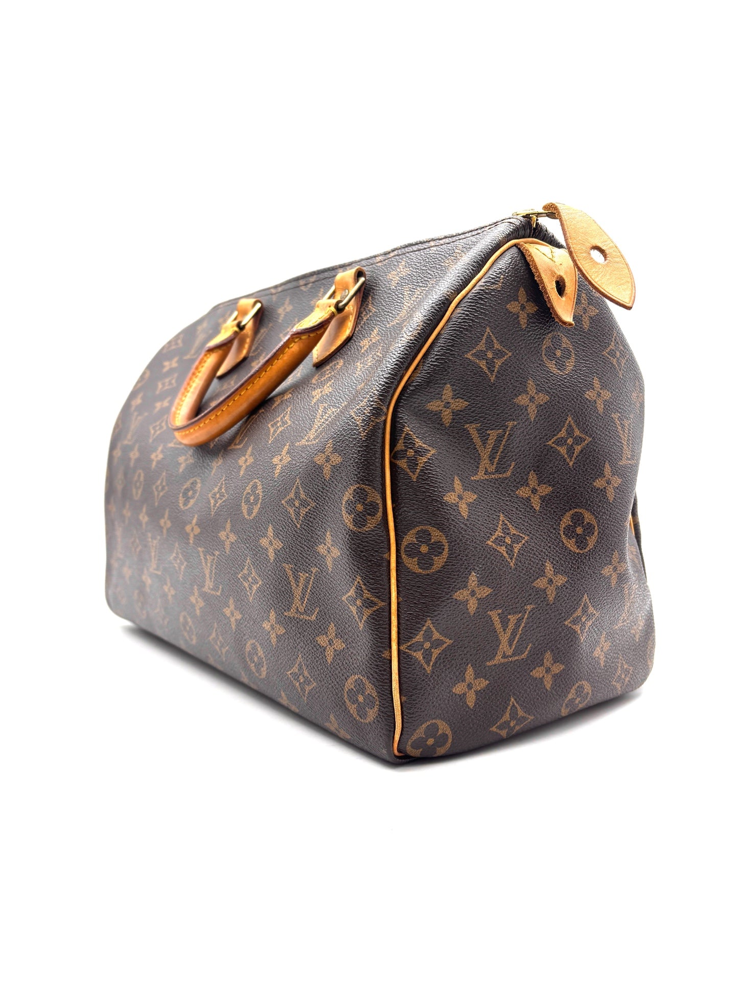 Louis Vuitton - Speedy 35 - Monogram coated canvas with Vachetta leather trim - Brown - (Medium)