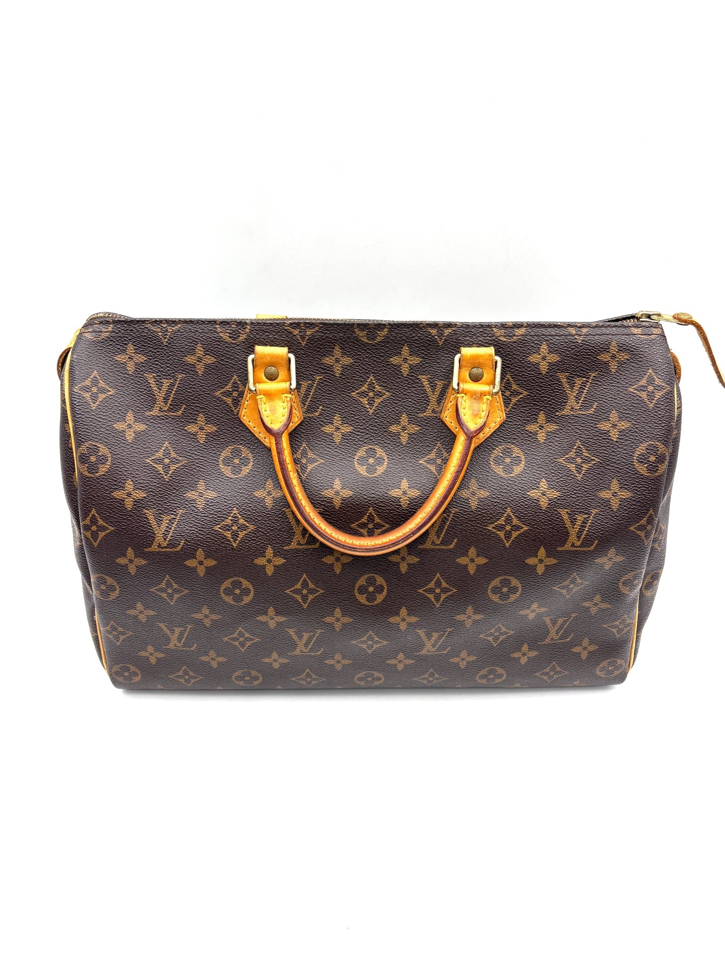 Louis Vuitton - Speedy 35 - Monogram coated canvas with Vachetta leather trim - Brown - (Medium)