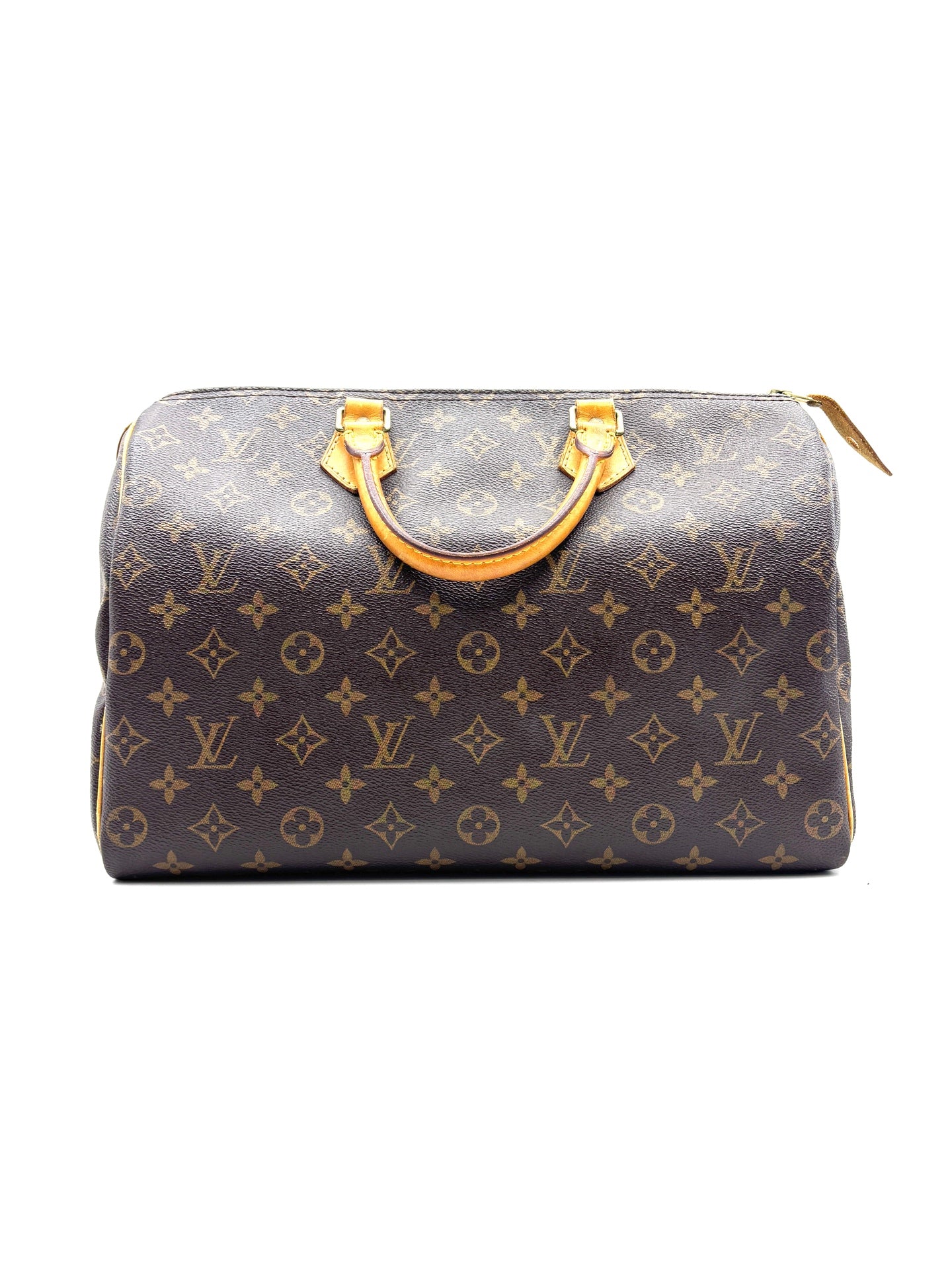 Louis Vuitton - Speedy 35 - Monogram coated canvas with Vachetta leather trim - Brown - (Medium)