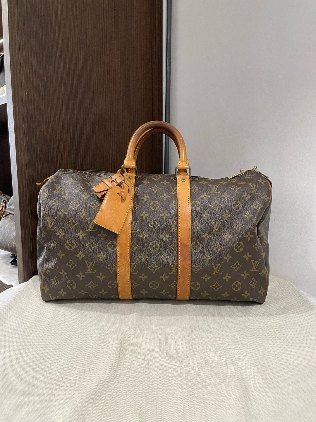 Louis Vuitton - Speedy 45 - Leather - Brown - (large)