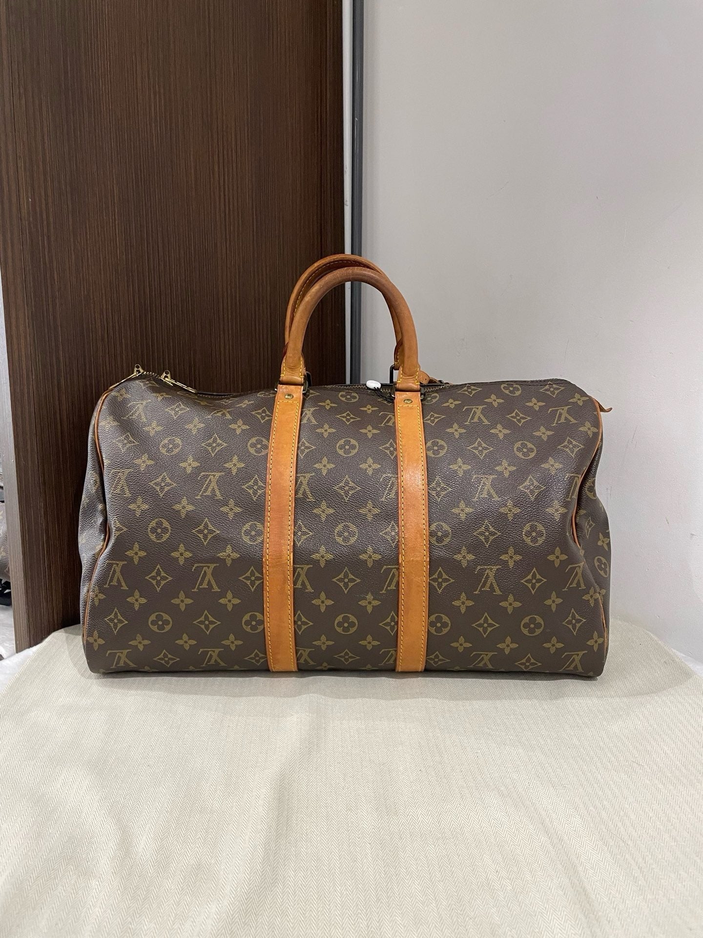 Louis Vuitton - Speedy 45 - Leather - Brown - (large)