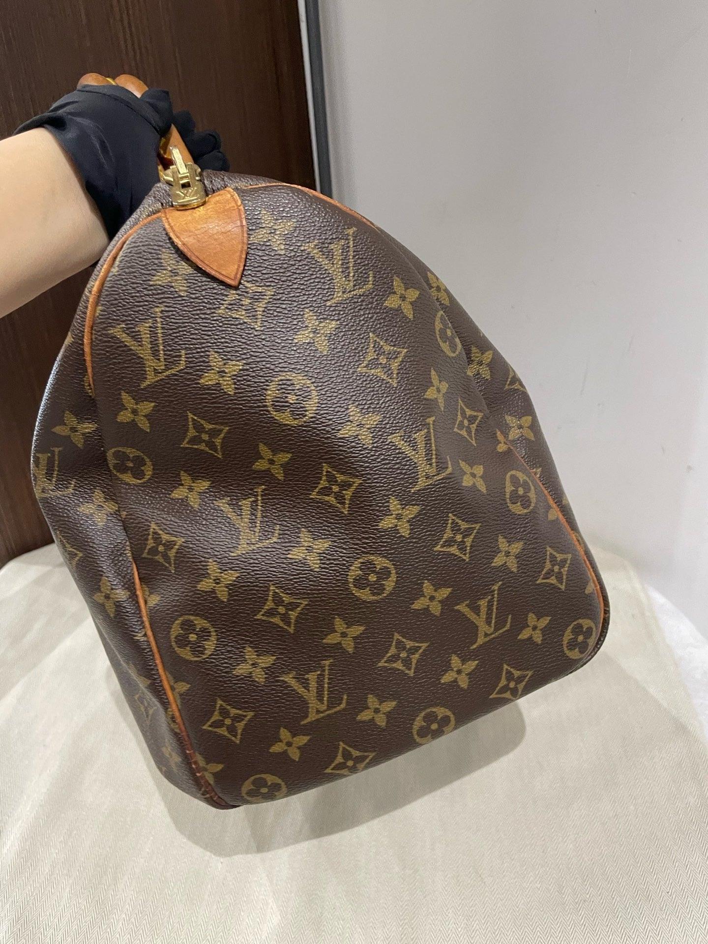 Louis Vuitton - Speedy 45 - Leather - Brown - (large)