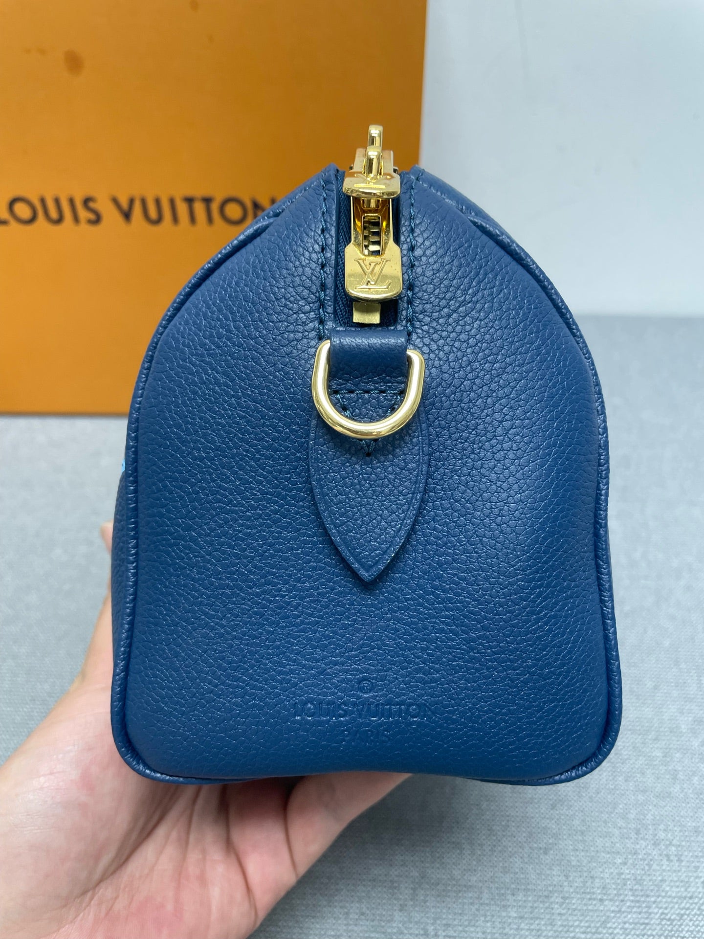 Louis Vuitton - Speedy Bandoulière 20 - Leather - Navy - (mini)